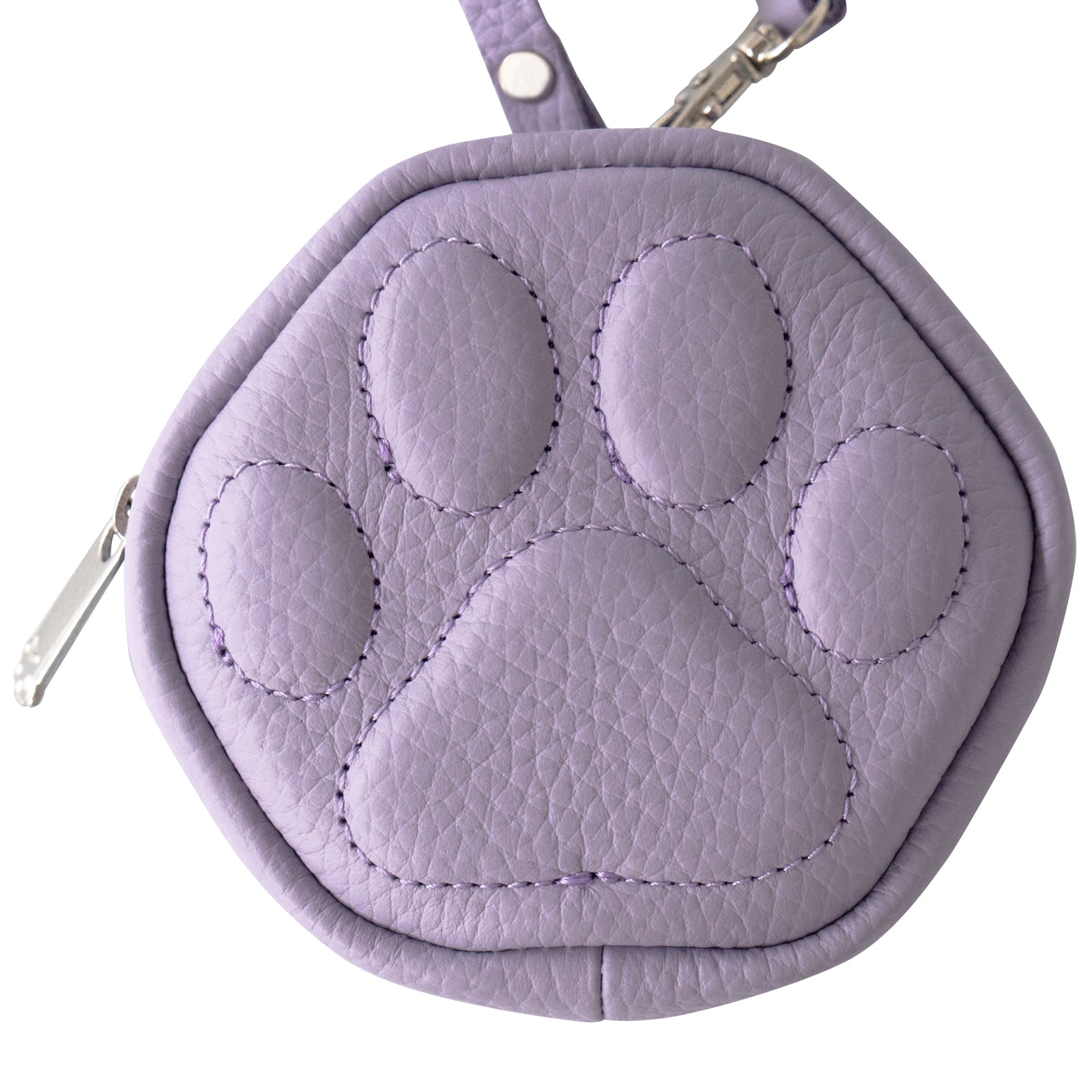 PAWチャームポーチ キュイール マッシュ / ラベンダー