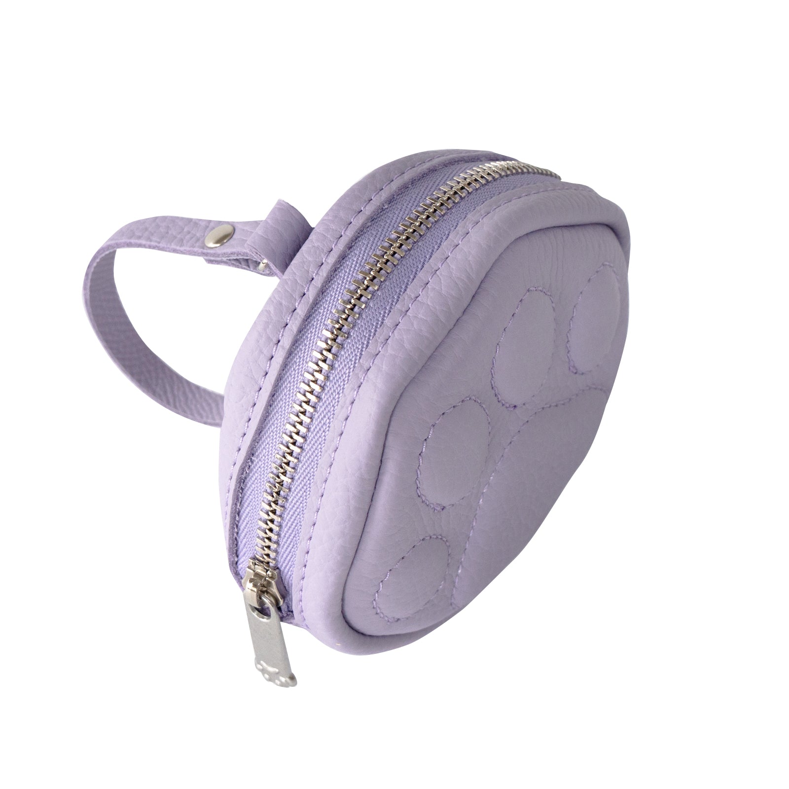 PAWチャームポーチ キュイール マッシュ / ラベンダー