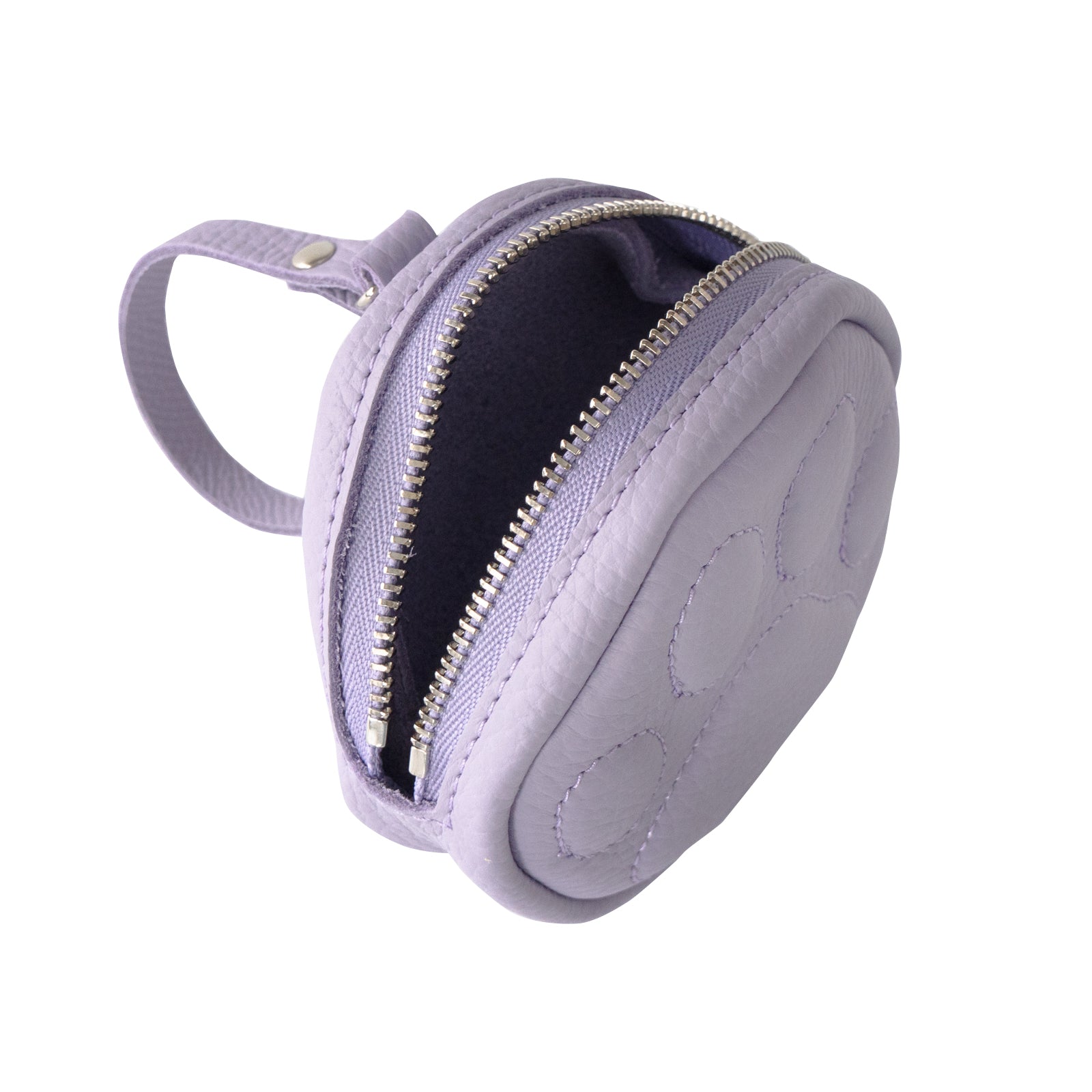 PAWチャームポーチ キュイール マッシュ / ラベンダー