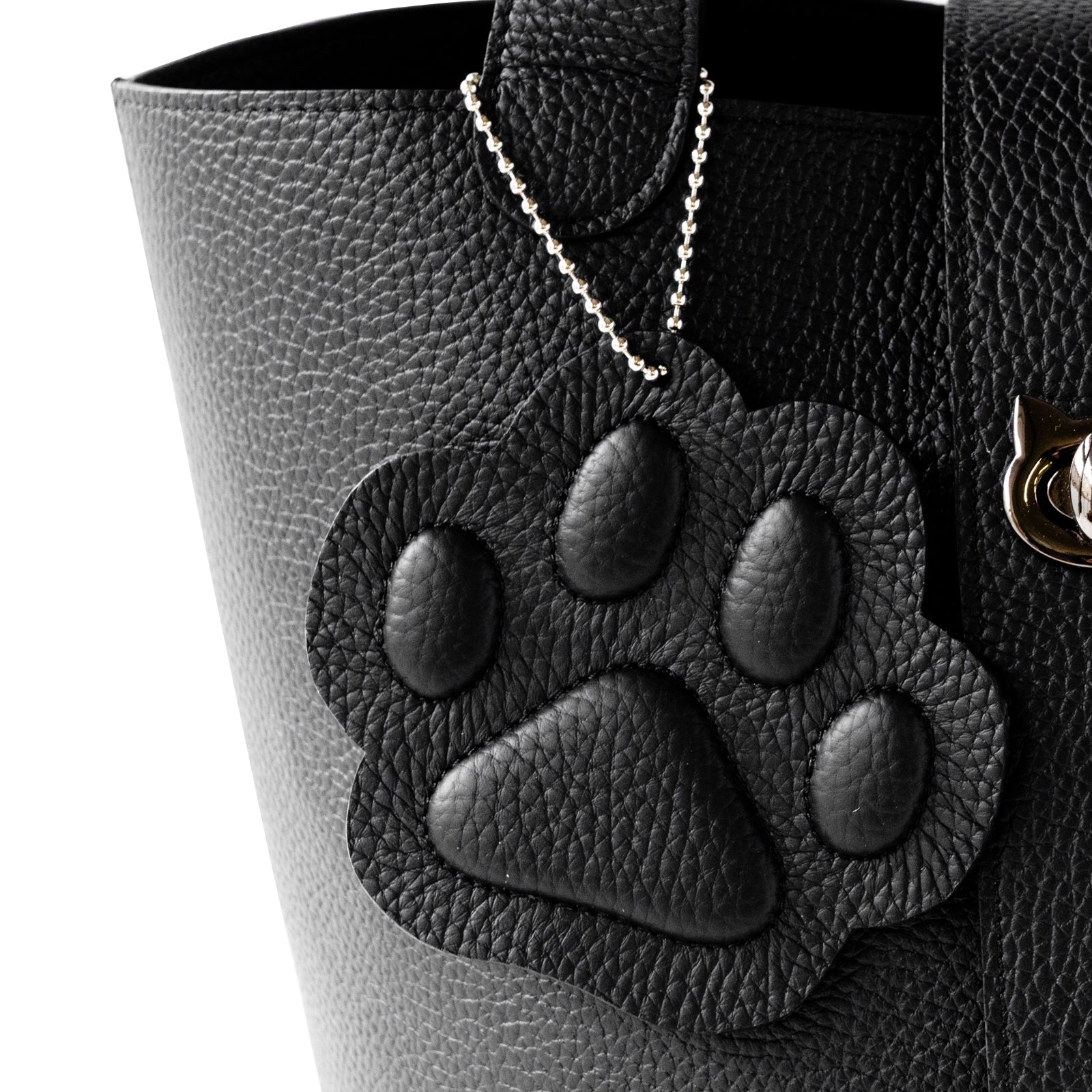 Puni Puni PAW Charm Cuir Mash / Black