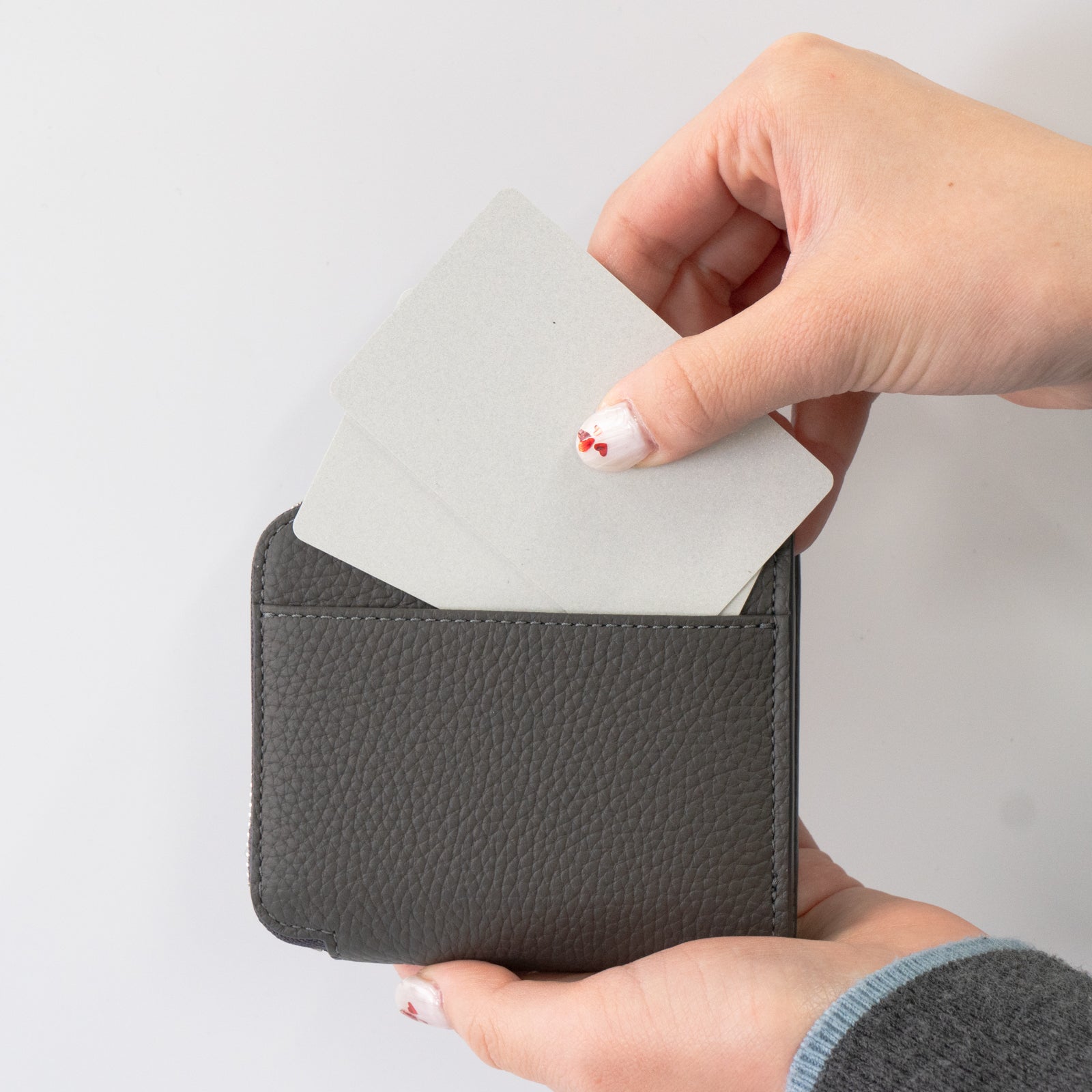 PAW L字ファスナーミニ財布 キュイール・マッシュ / グラファイト