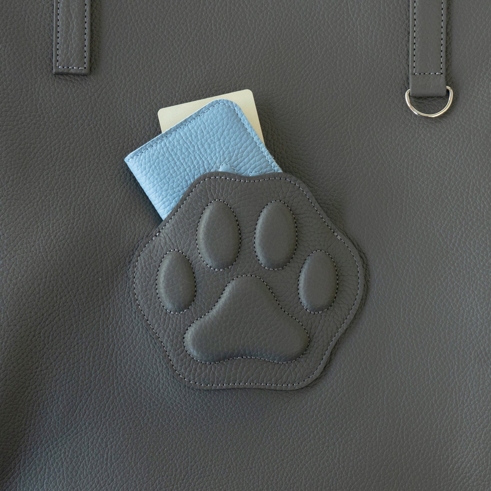 A4 Tote Bag PAW Cuir Mache / Graphite