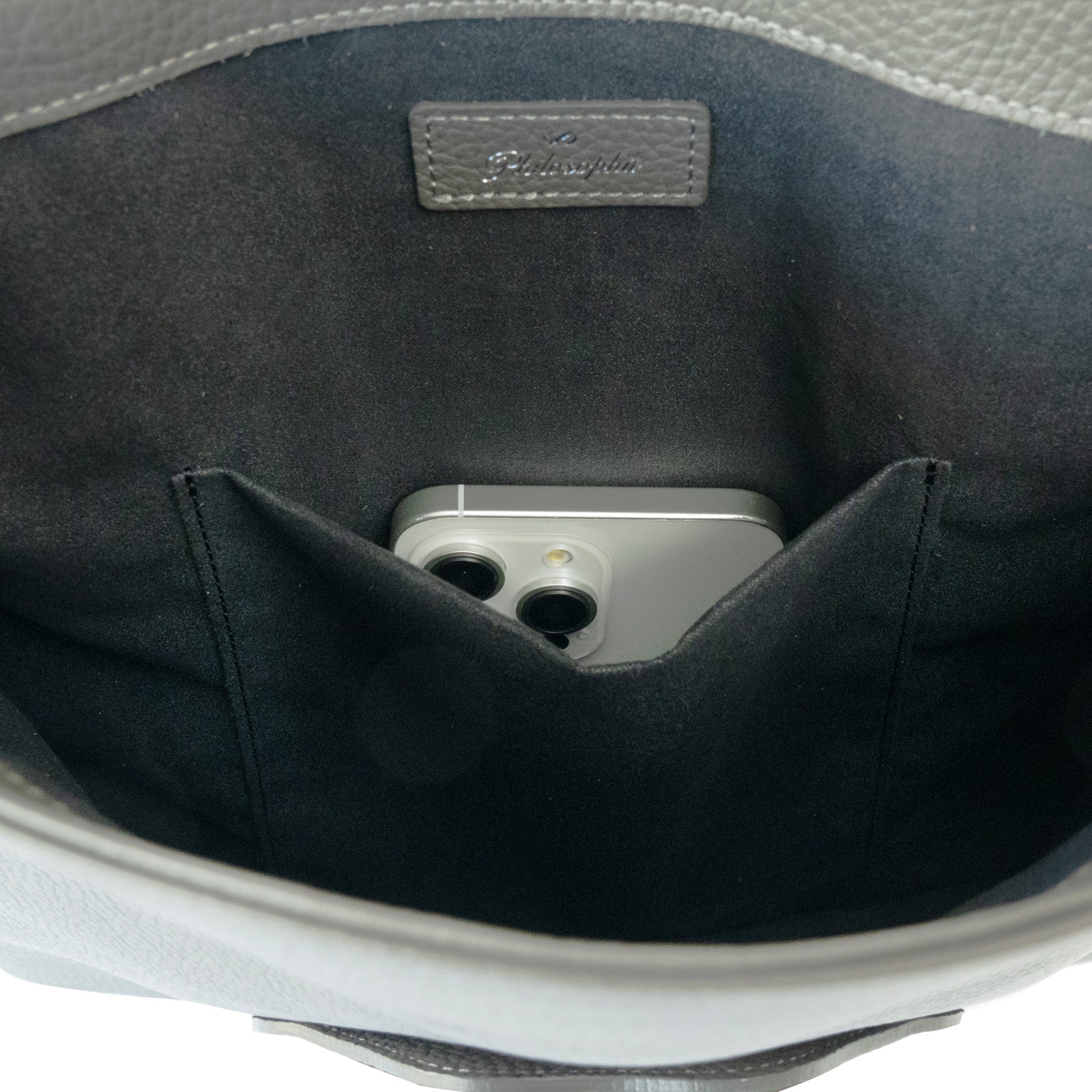 A4トートバッグ PAW キュイール・マッシュ / グラファイト