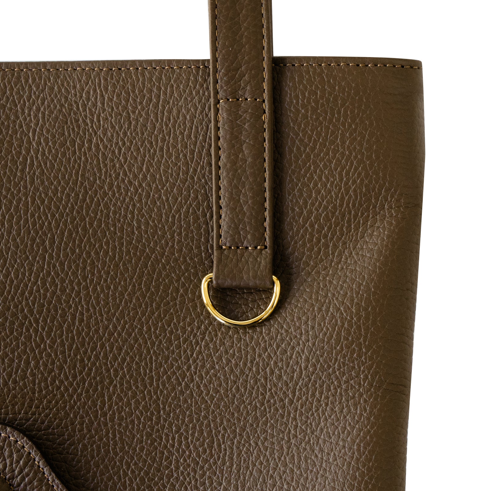 A4 Tote Bag PAW Cuir Mache / Chocolate