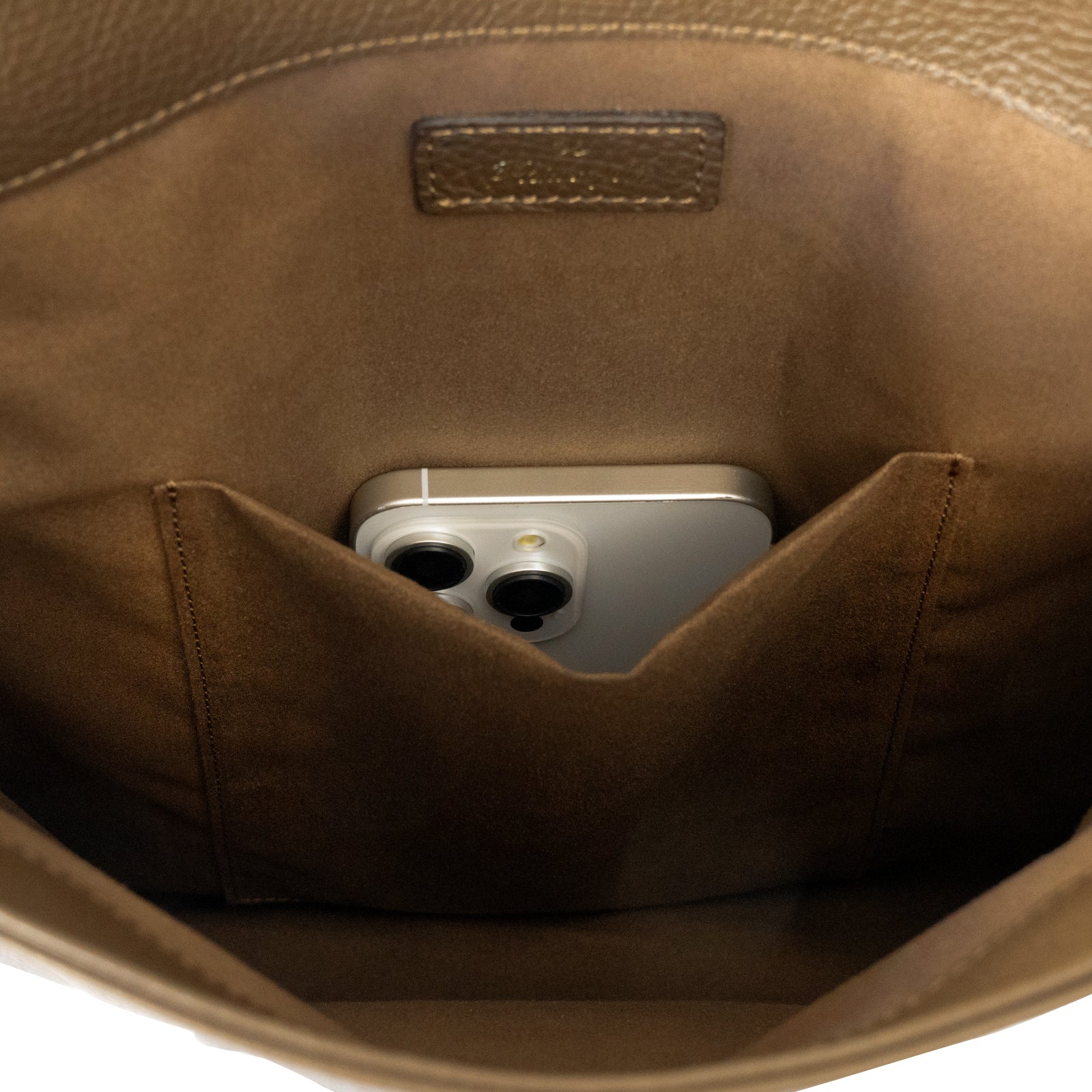 A4 Tote Bag PAW Cuir Mache / Chocolate