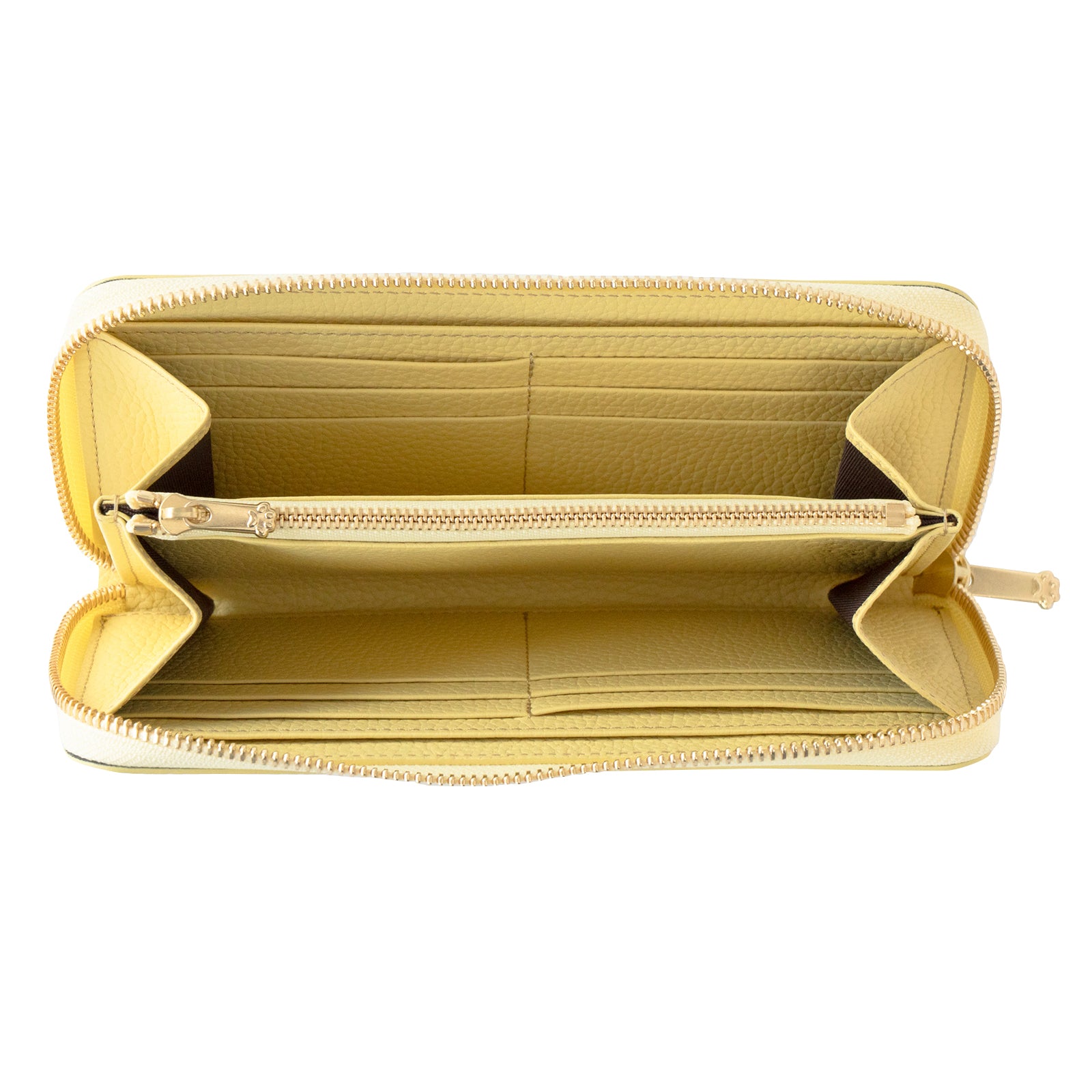 PAWラウンドファスナー長財布 キュイール・マッシュ / ジョーヌプッサン