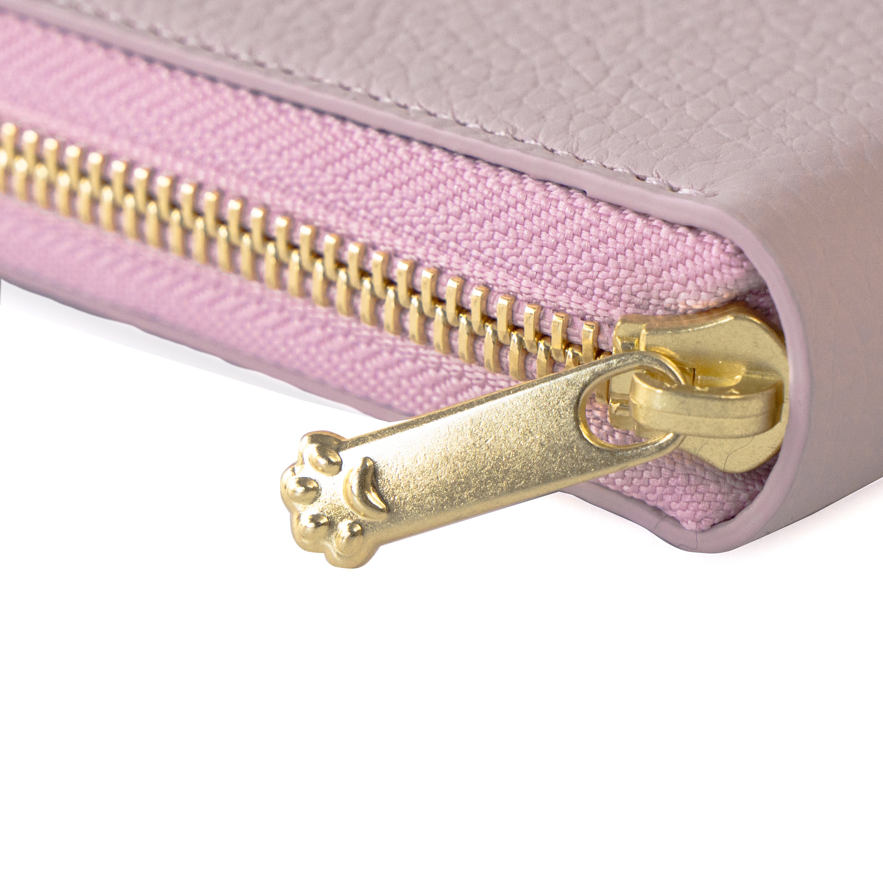 【3/20(金)20:00~ 数量限定】【さくらねこの日特別SET】PAWラウンドファスナー長財布 さくらねこチャームSET / モーヴシルヴェスティン