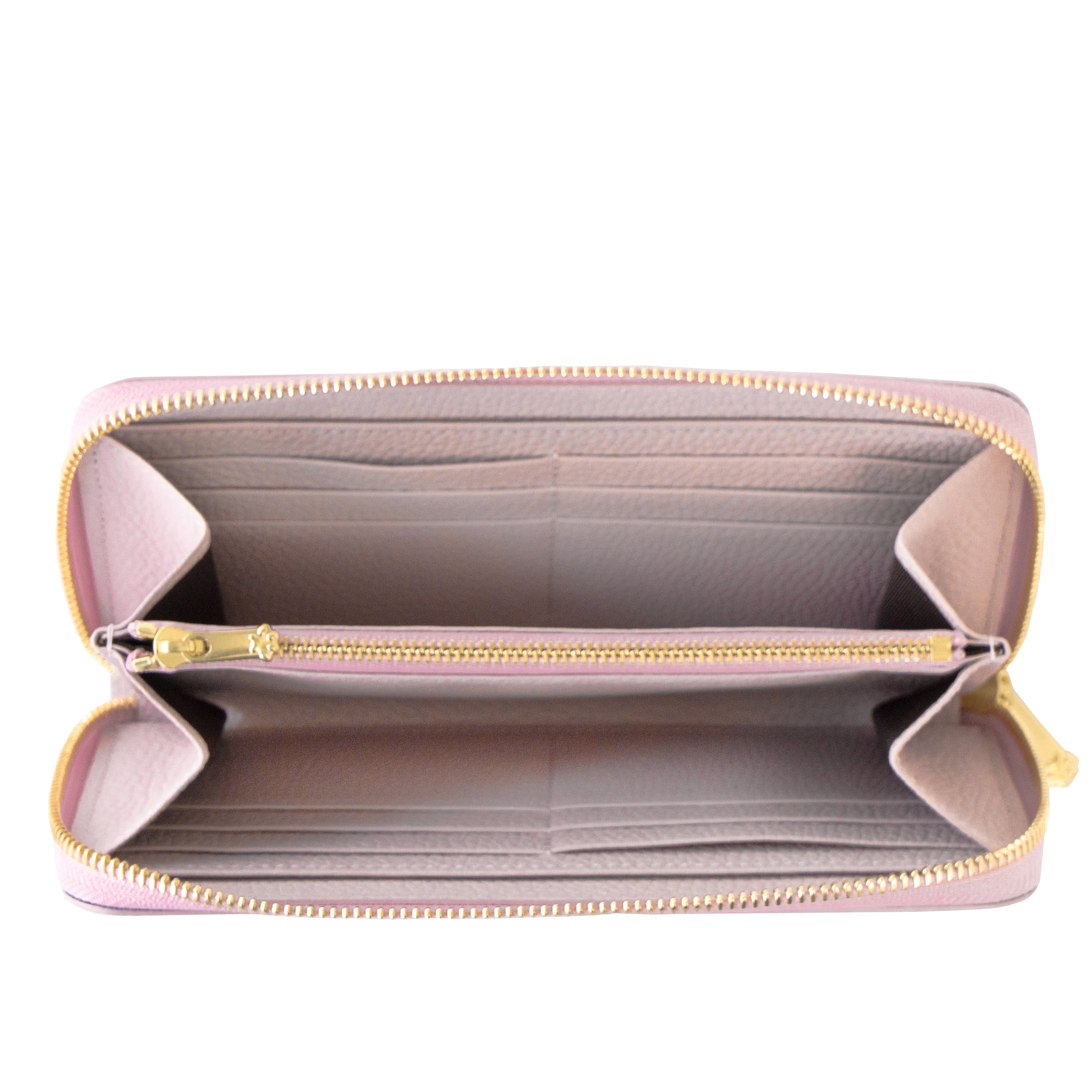 PAWラウンドファスナー長財布 キュイール・マッシュ / モーヴシルヴェスティン