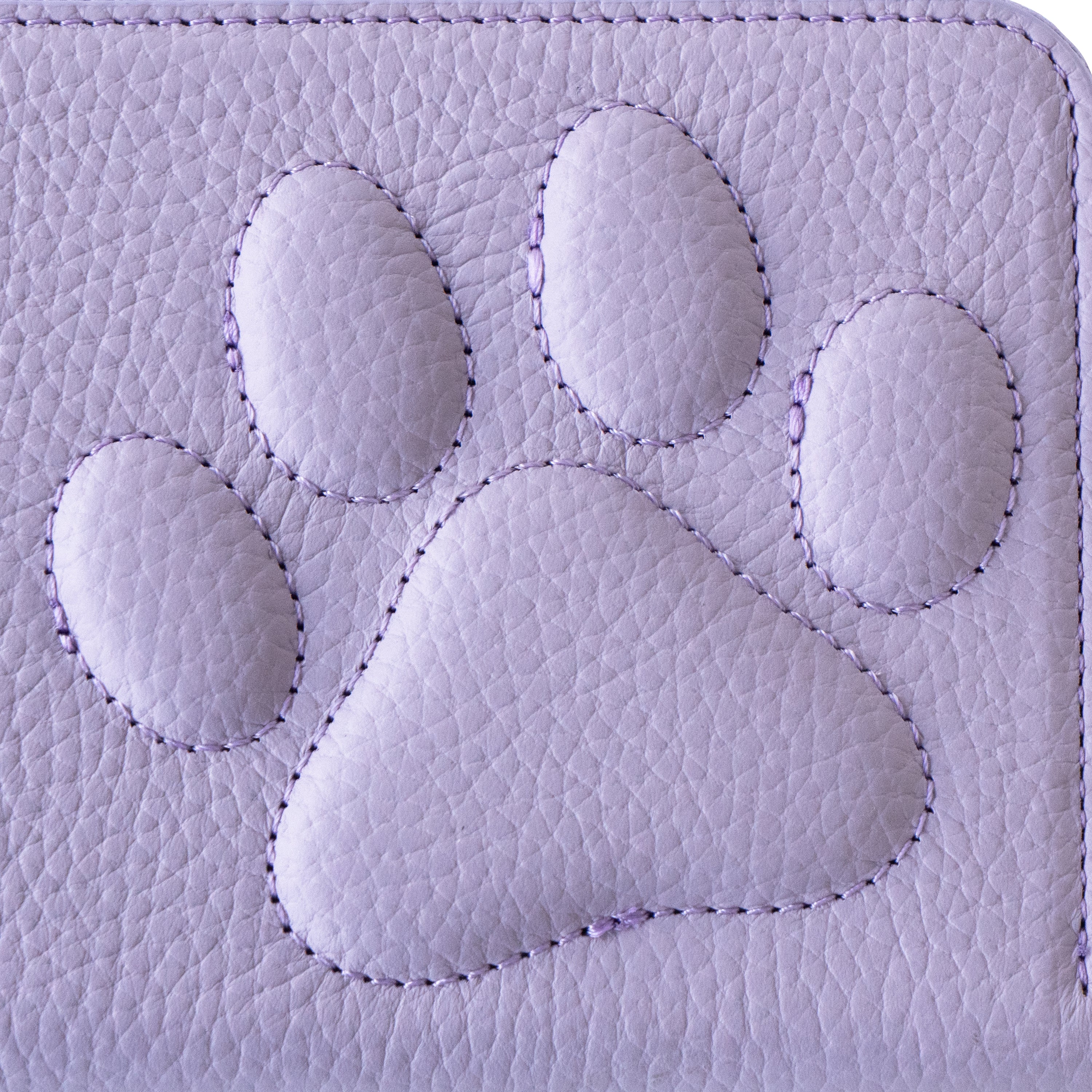 【3/20(金)20:00~ 数量限定】【さくらねこの日特別SET】PAWラウンドファスナー長財布 さくらねこチャームSET / ラベンダー