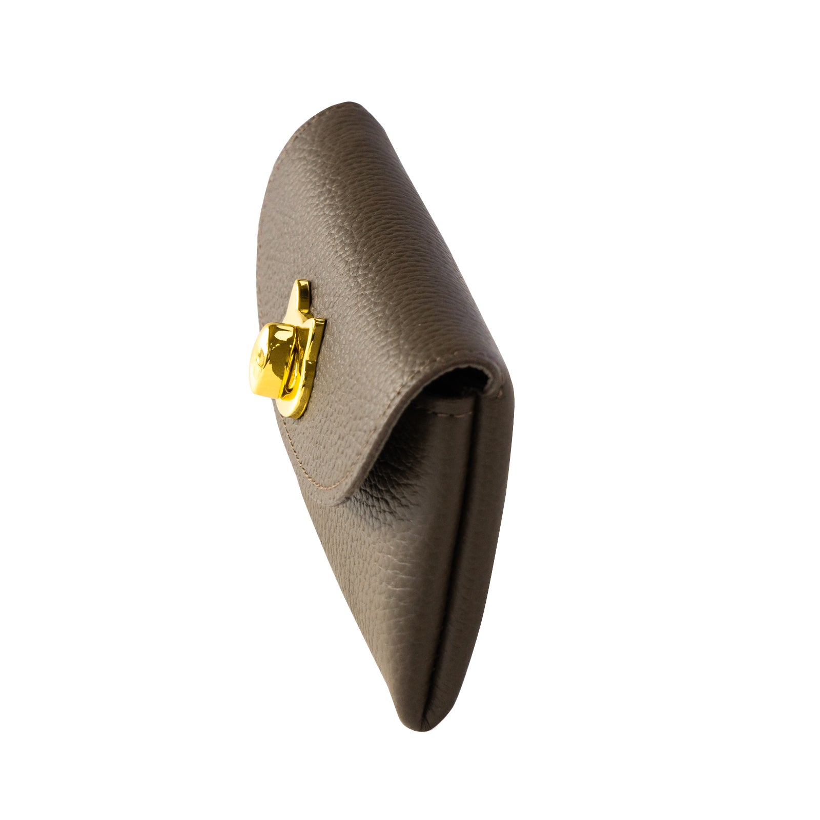 Flap Wallet Frunya Medium Cuir Mache / Chocolate