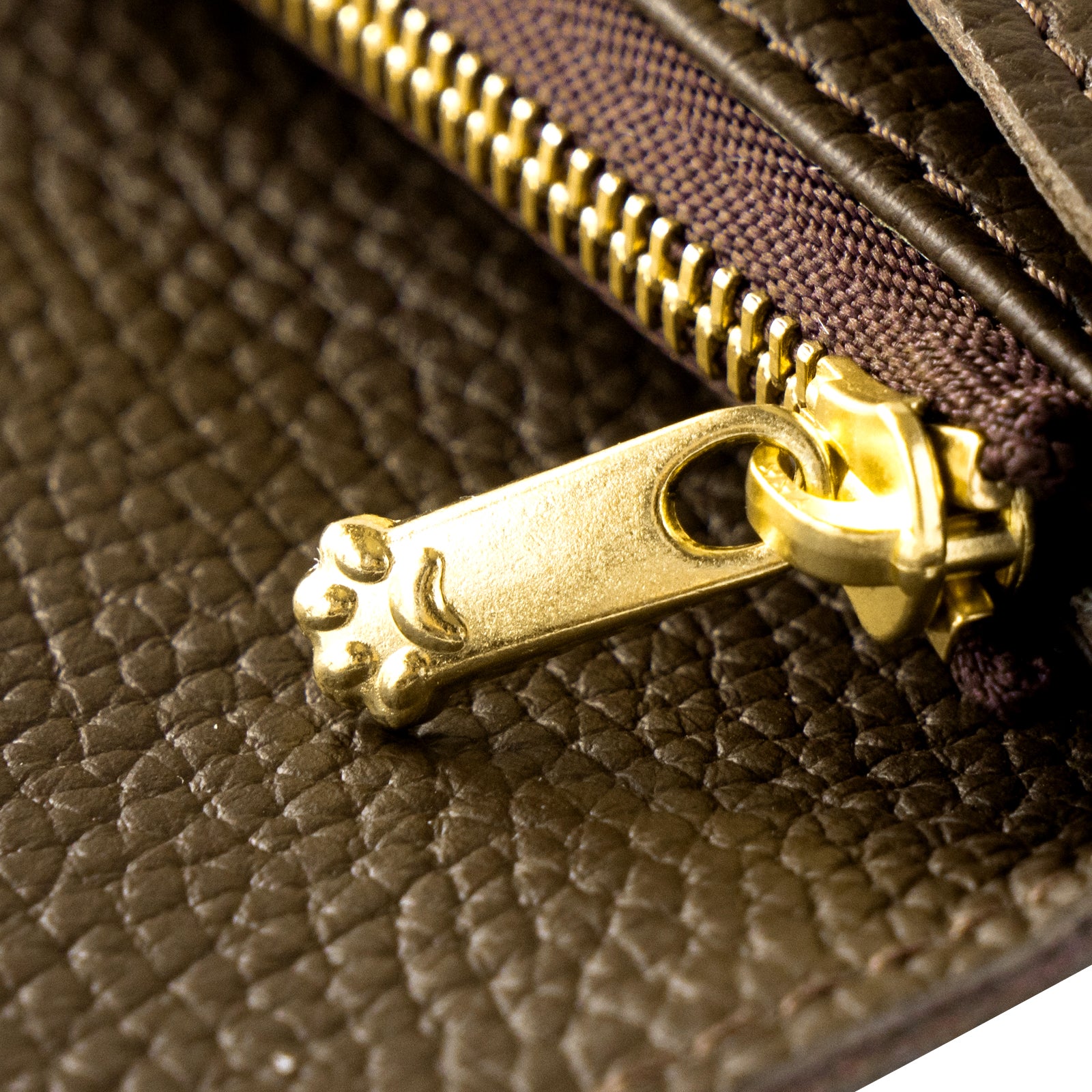 Flap Wallet Frunya Medium Cuir Mache / Chocolate