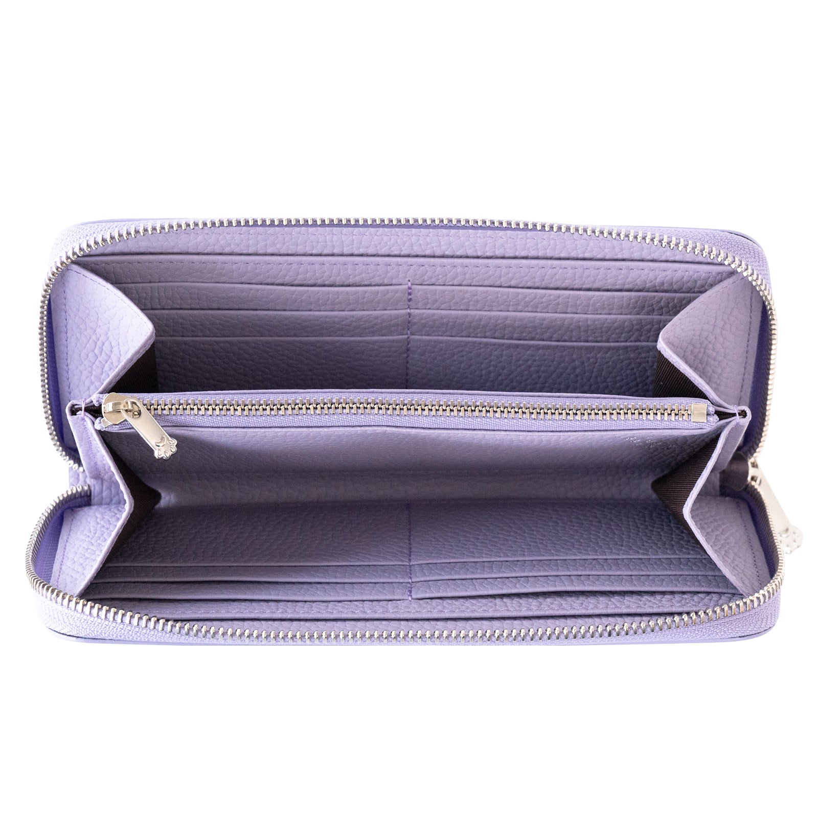 【3/20(金)20:00~ 数量限定】【さくらねこの日特別SET】PAWラウンドファスナー長財布 さくらねこチャームSET / ラベンダー