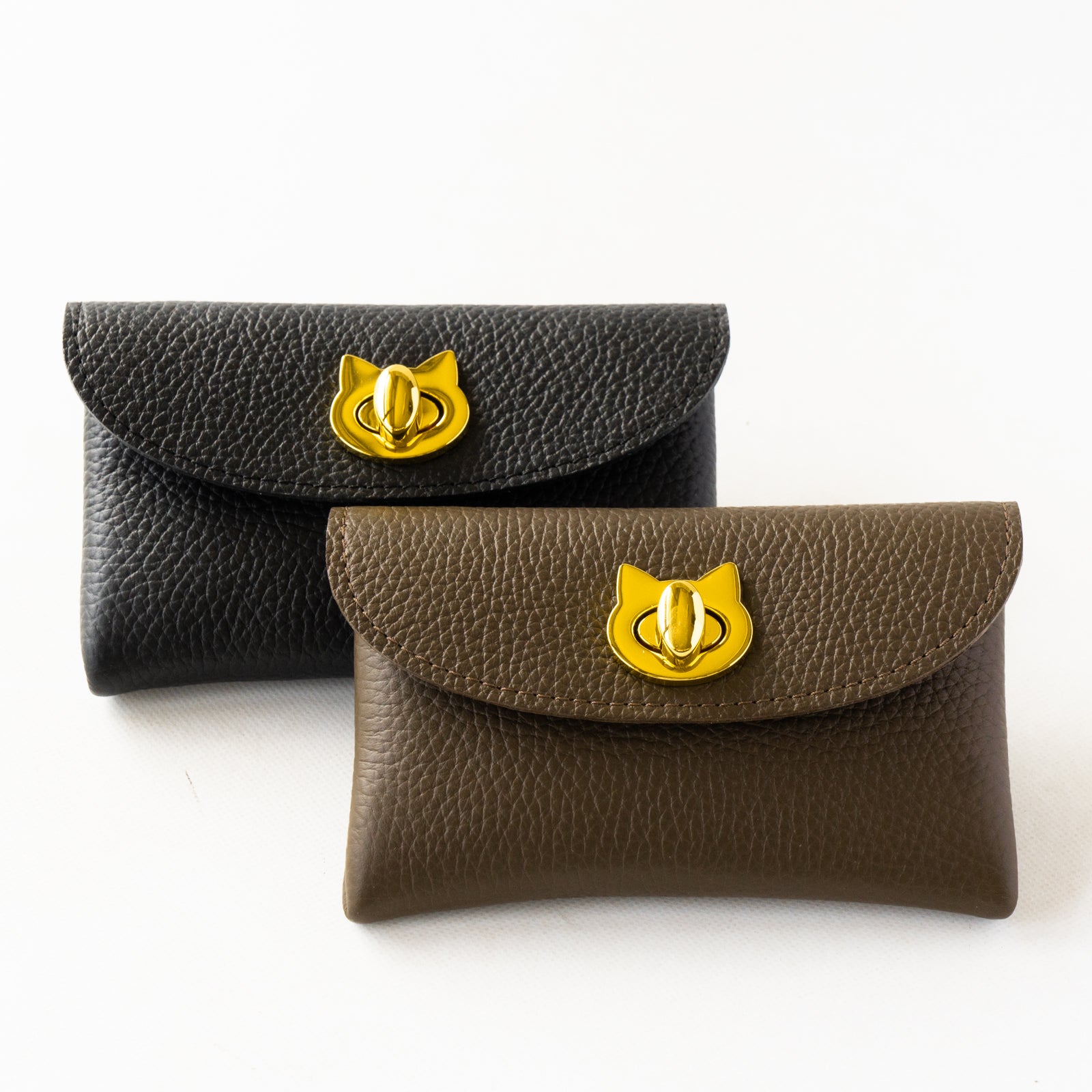 Flap Wallet Frunya Medium Cuir Mache / Chocolate