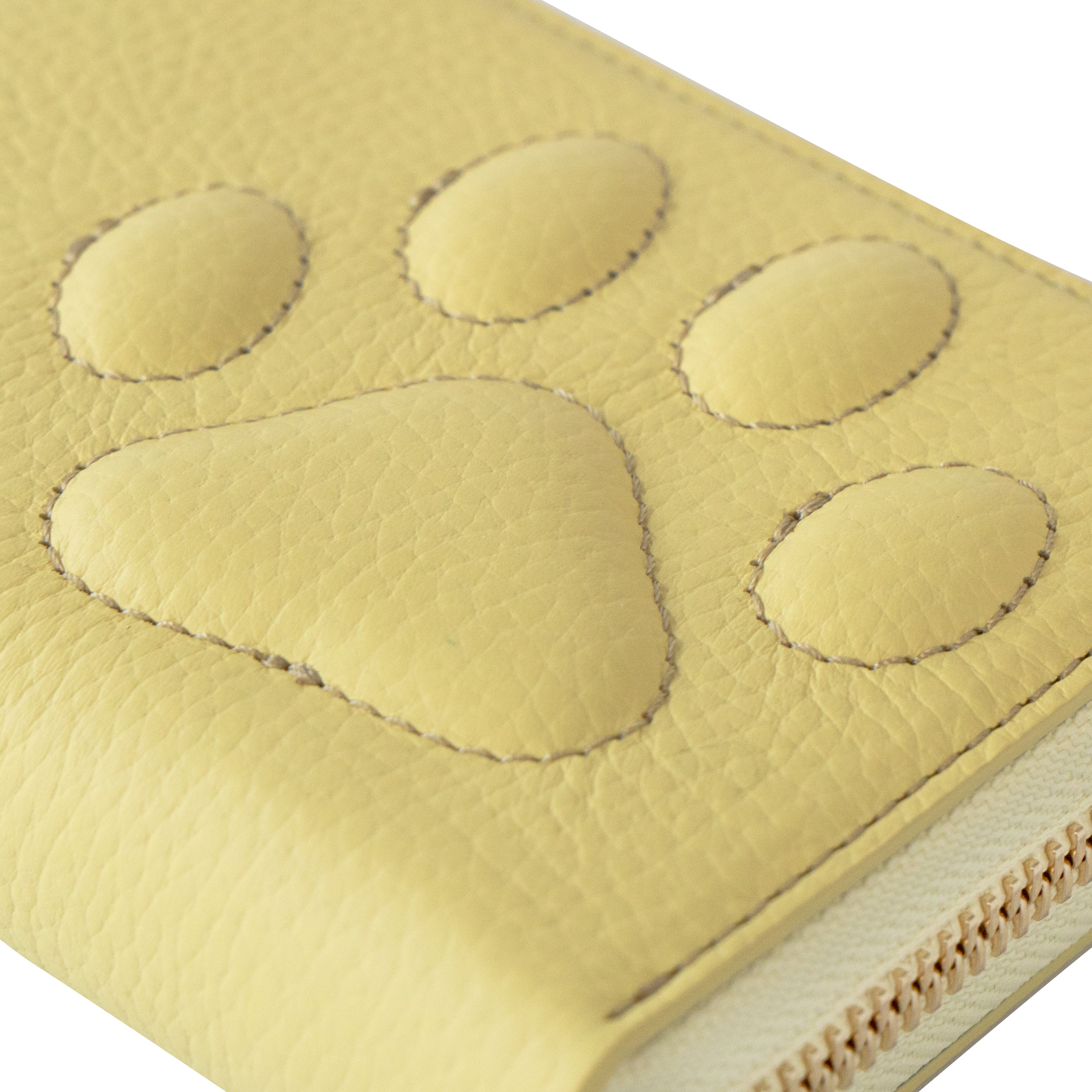 【3/20(金)20:00~ 数量限定】【さくらねこの日特別SET】PAWラウンドファスナーミドル財布 さくらねこチャームSET / ジョーヌプッサン