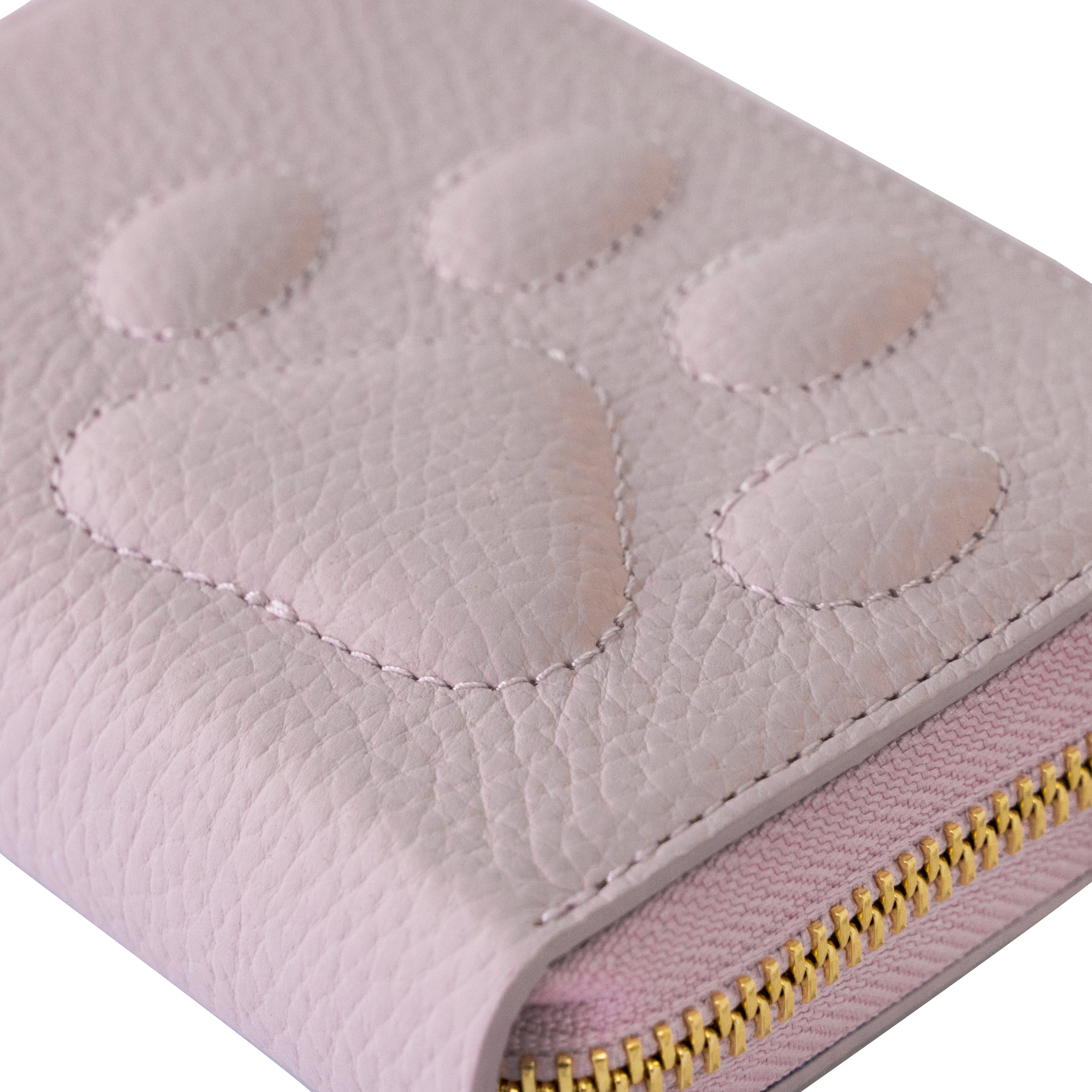 【3/20(金)20:00~ 数量限定】【さくらねこの日特別SET】PAWラウンドファスナーミドル財布 さくらねこチャームSET / モーヴシルヴェスティン