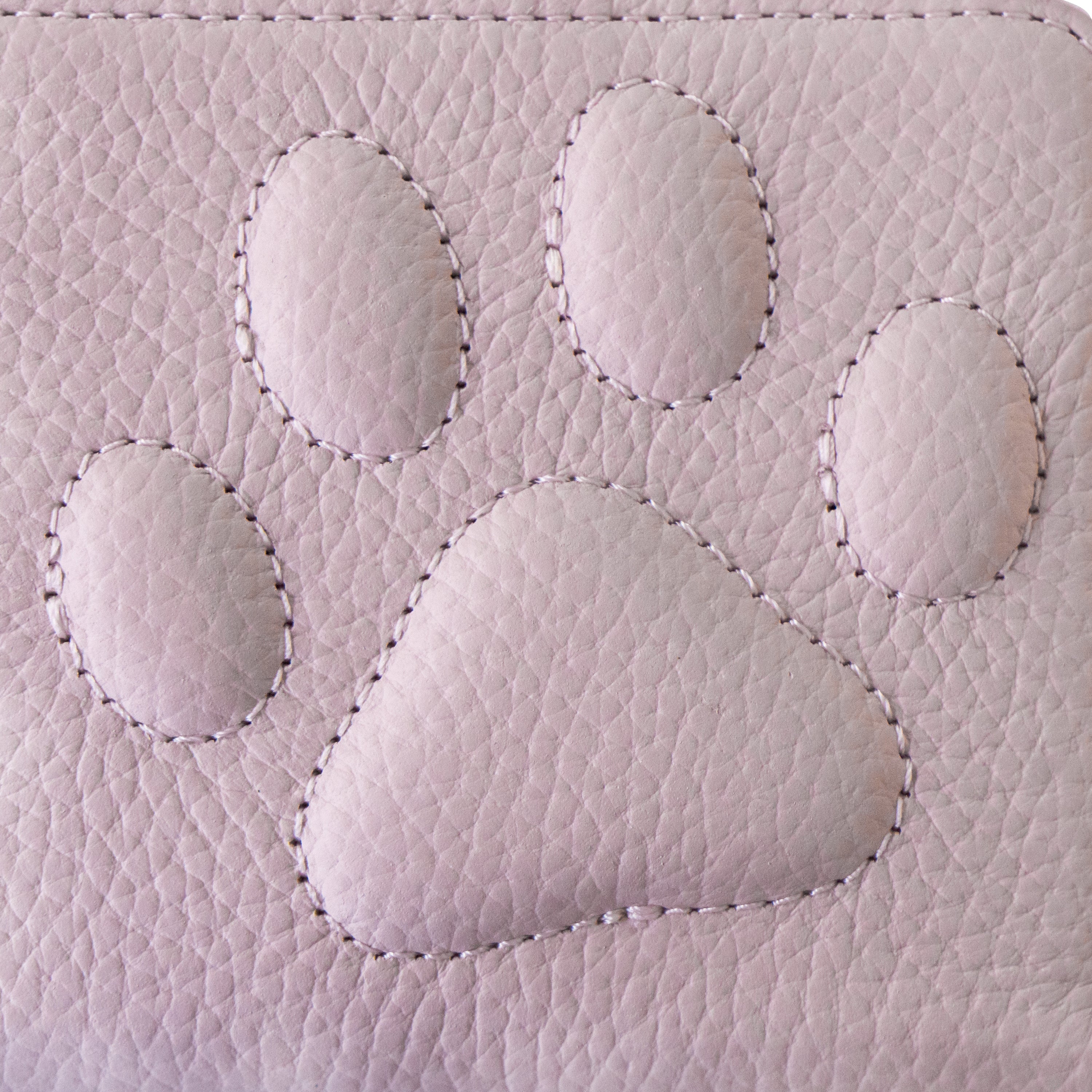 PAWラウンドファスナーミドル財布 キュイール・マッシュ / モーヴシルヴェスティン