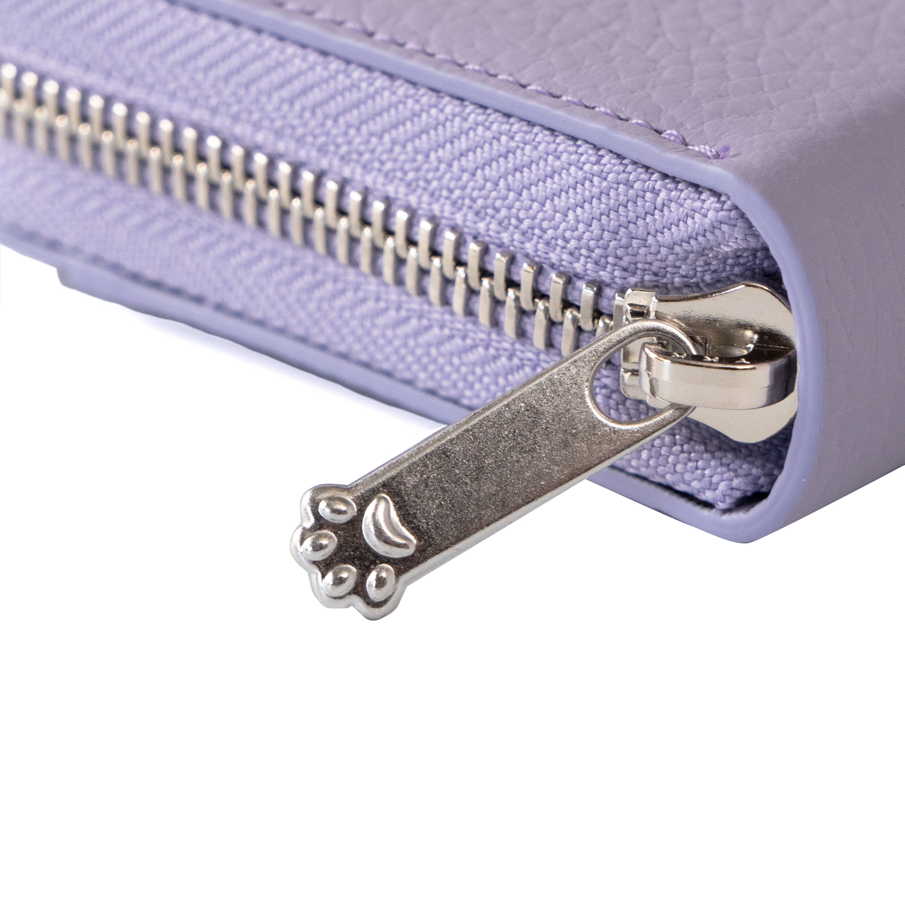 PAWラウンドファスナーミドル財布 キュイール・マッシュ / ラベンダー