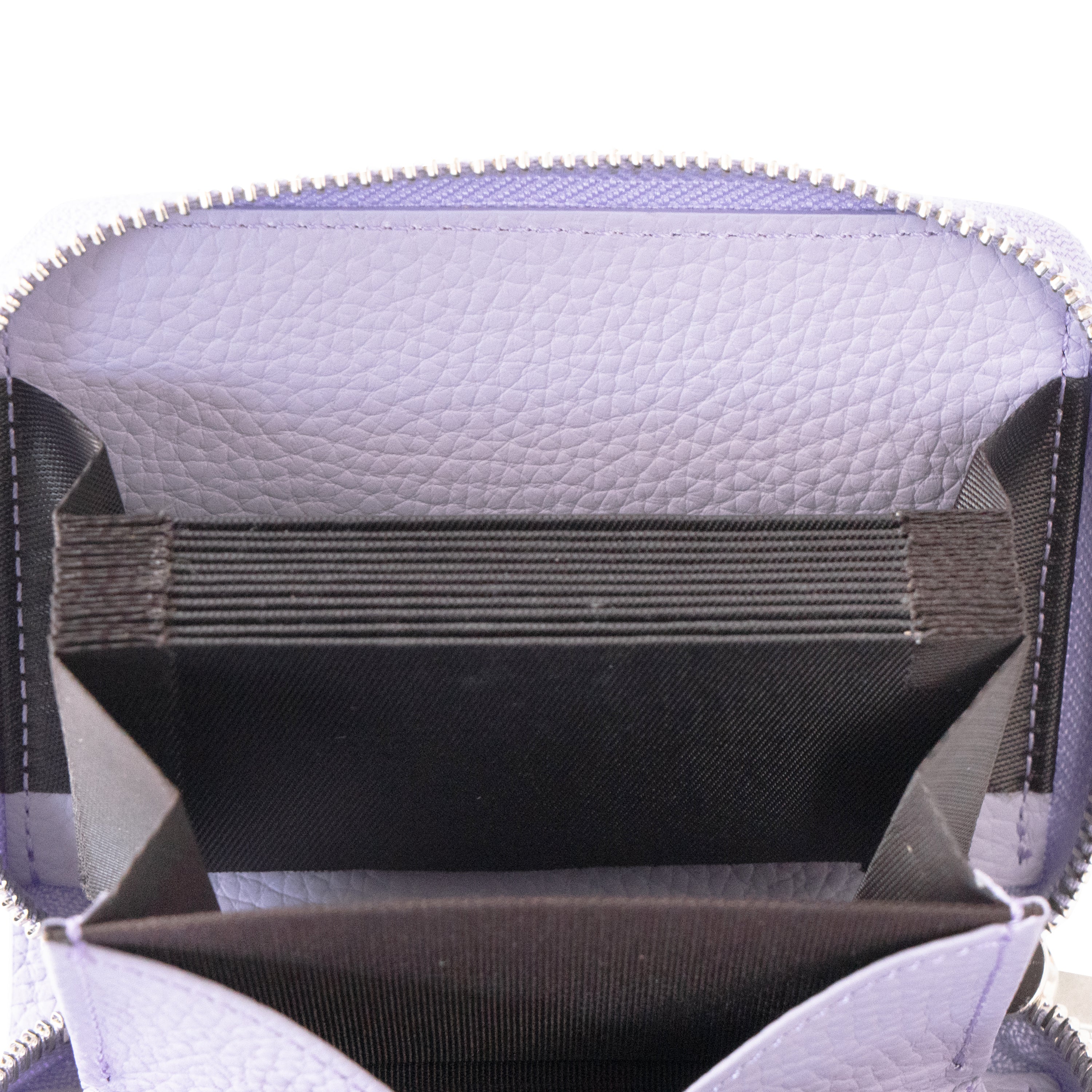 PAWラウンドファスナーミドル財布 キュイール・マッシュ / ラベンダー