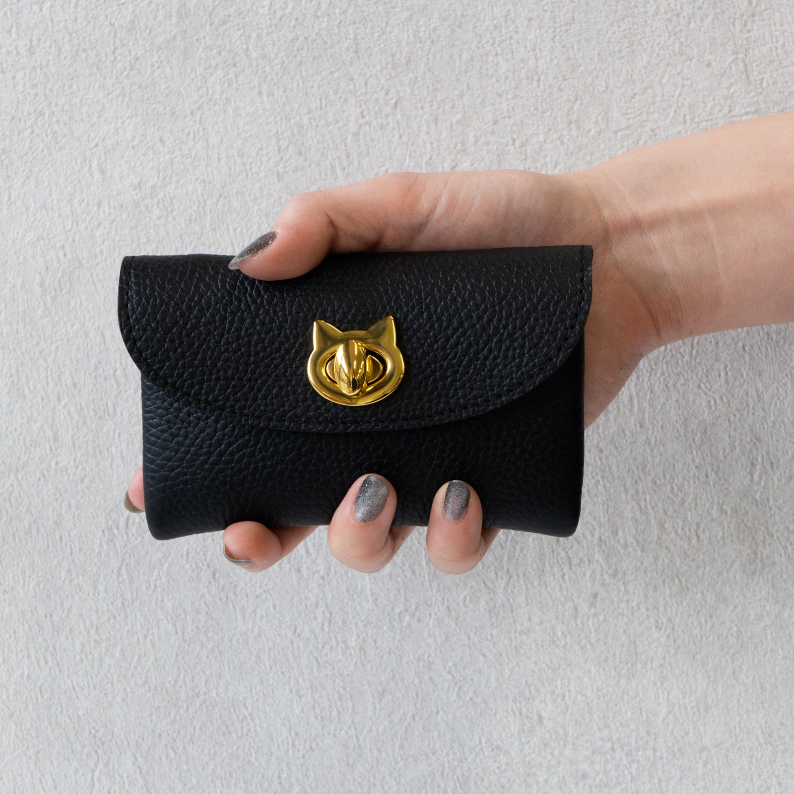 Flap Wallet Frunya Medium Cuir Mash / Black