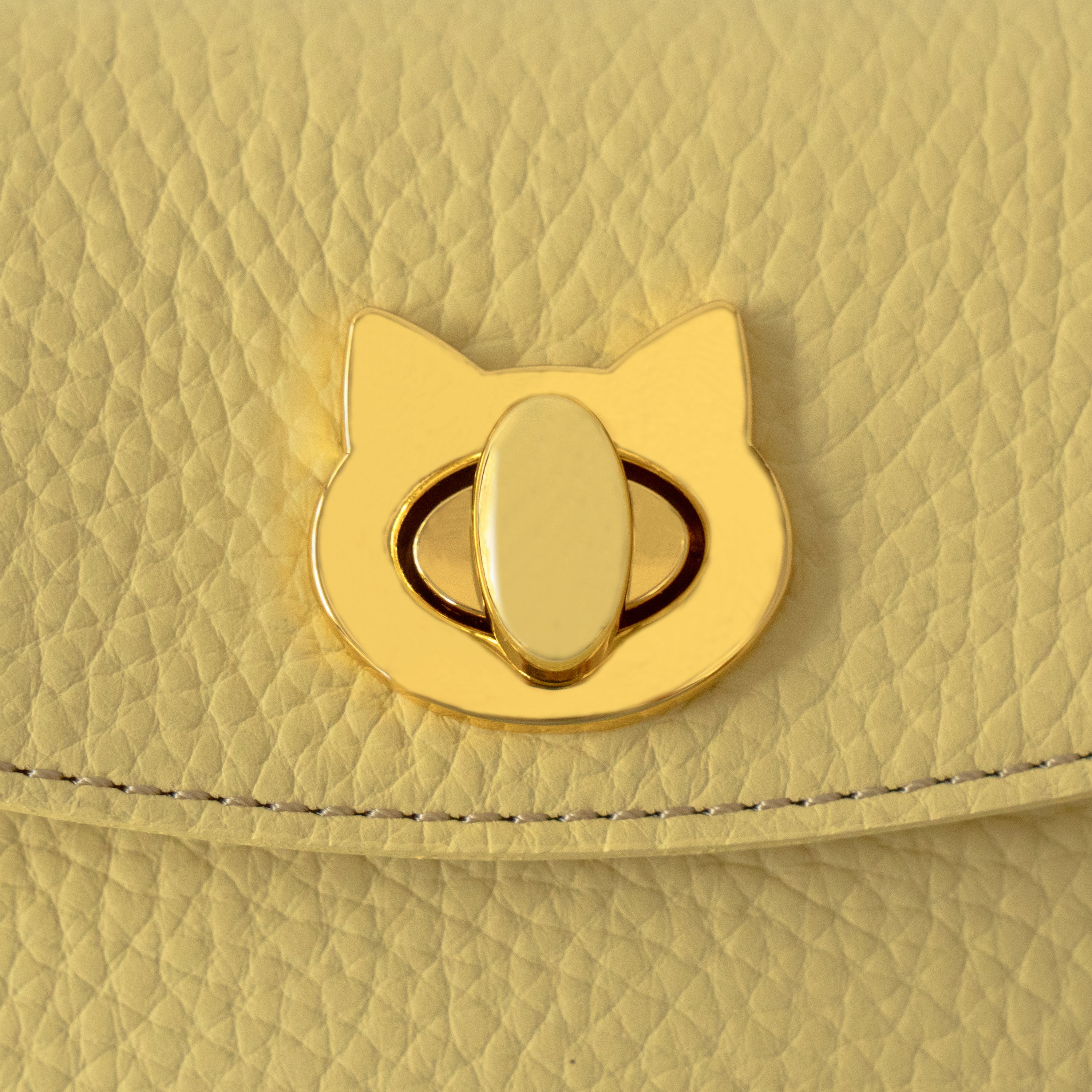 フラップウォレット・フルーニャ ロング キュイール・マッシュ / ジョーヌプッサン