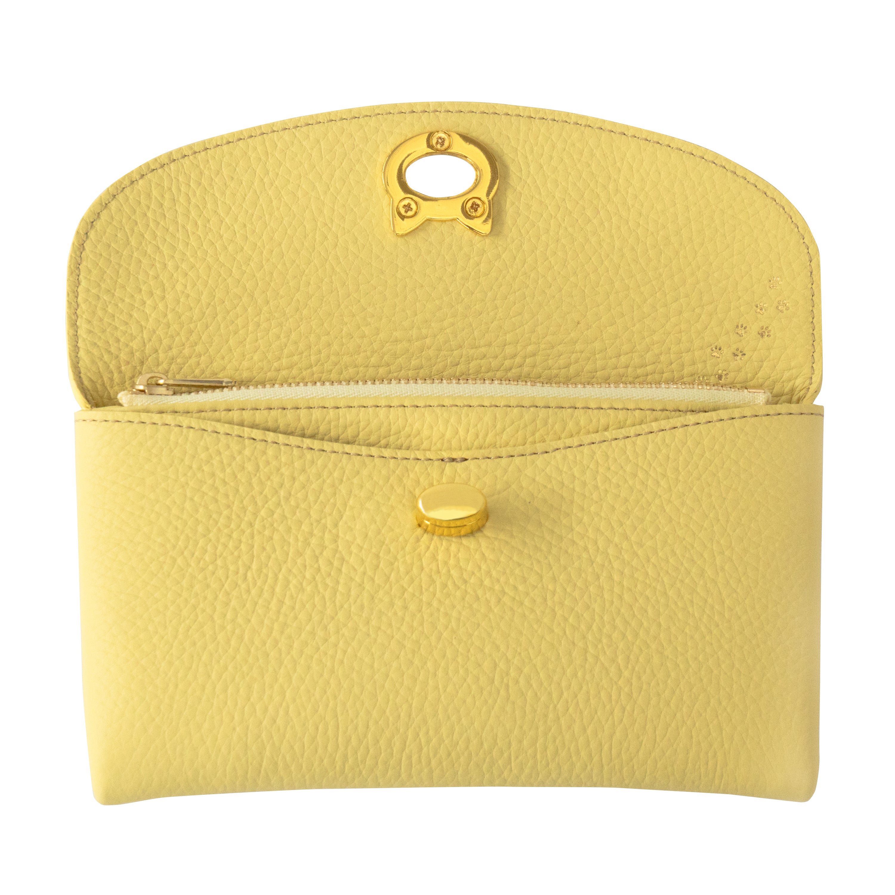 フラップウォレット・フルーニャ ロング キュイール・マッシュ / ジョーヌプッサン