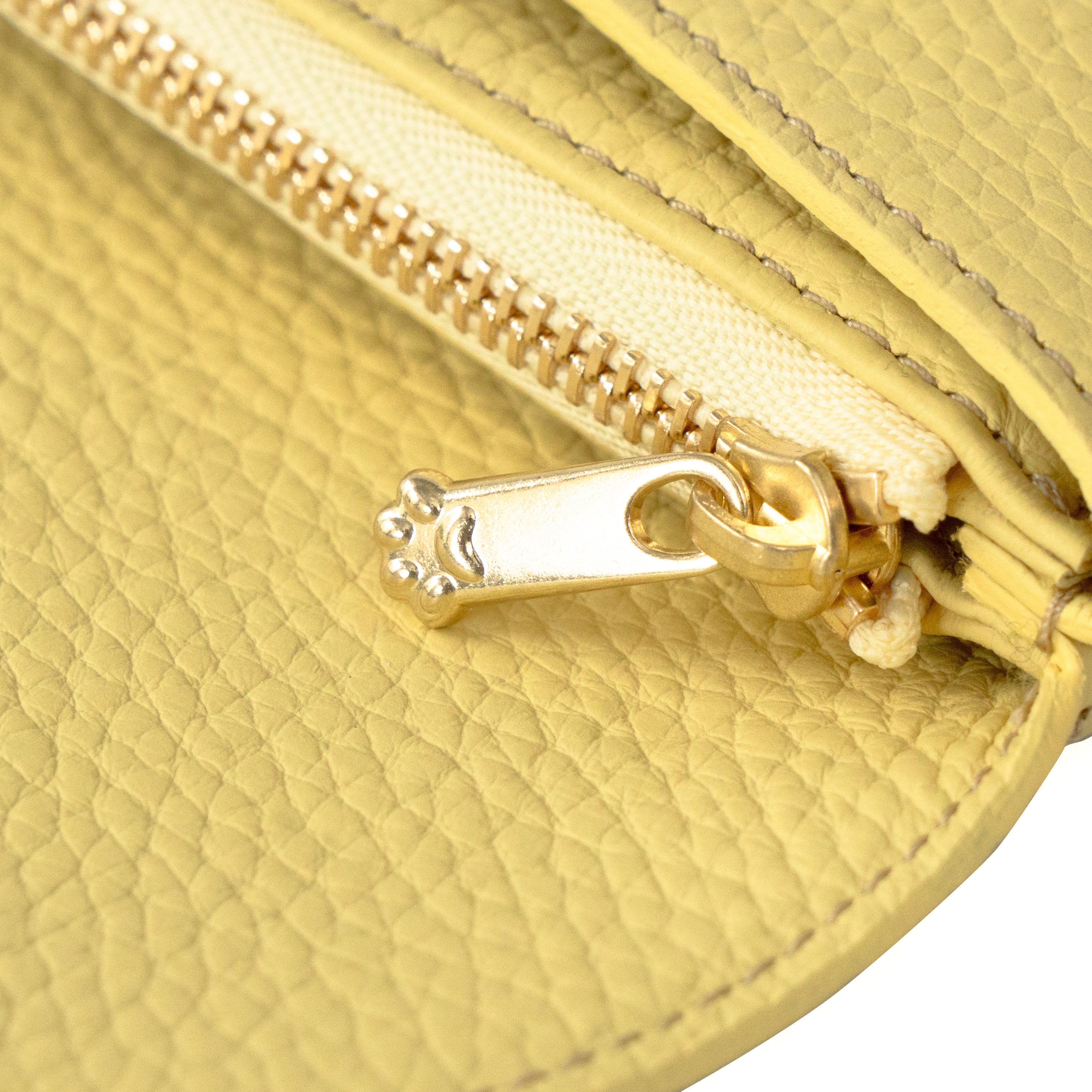 フラップウォレット・フルーニャ ロング キュイール・マッシュ / ジョーヌプッサン