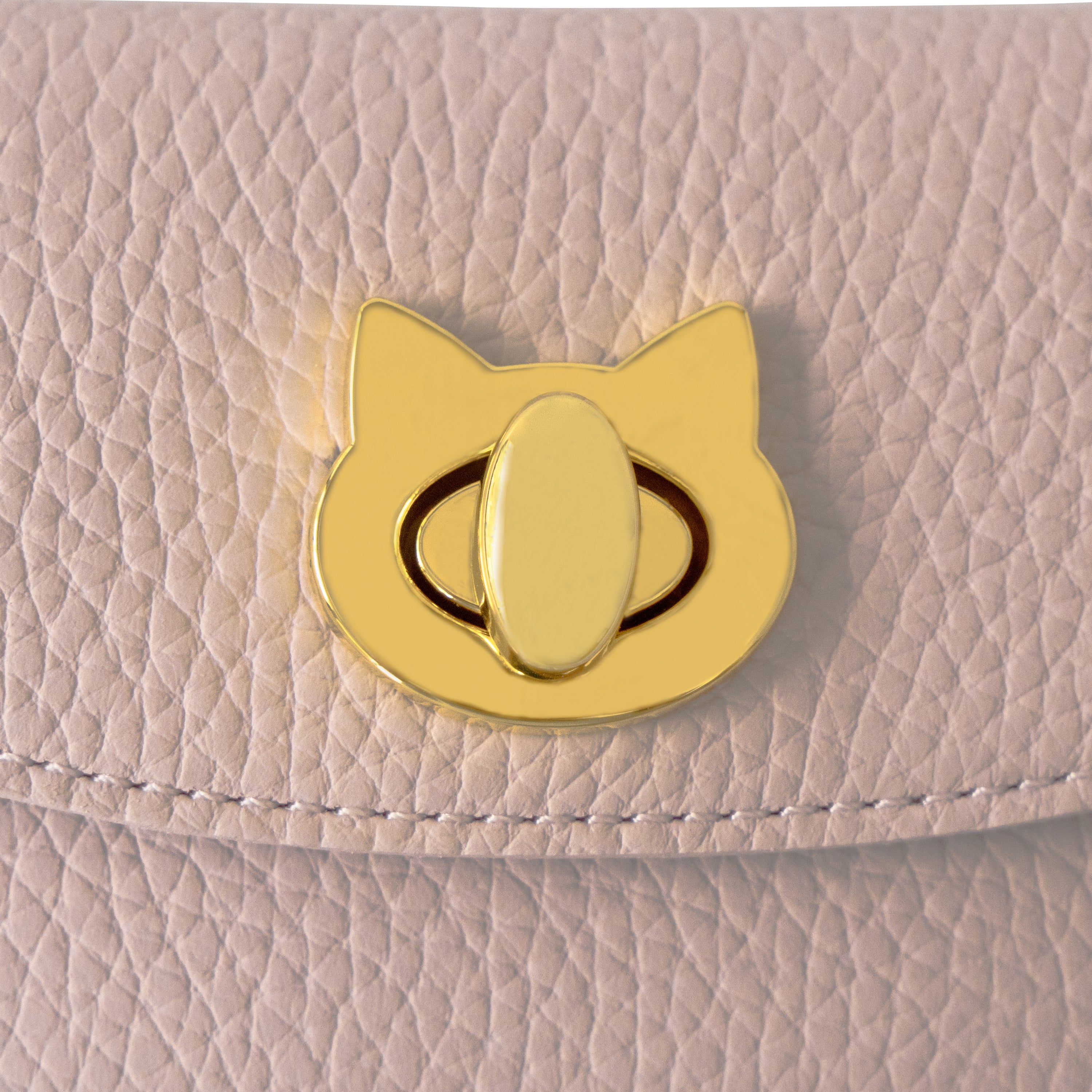 フラップウォレット・フルーニャ ミディアム キュイール・マッシュ / モーヴシルヴェスティン