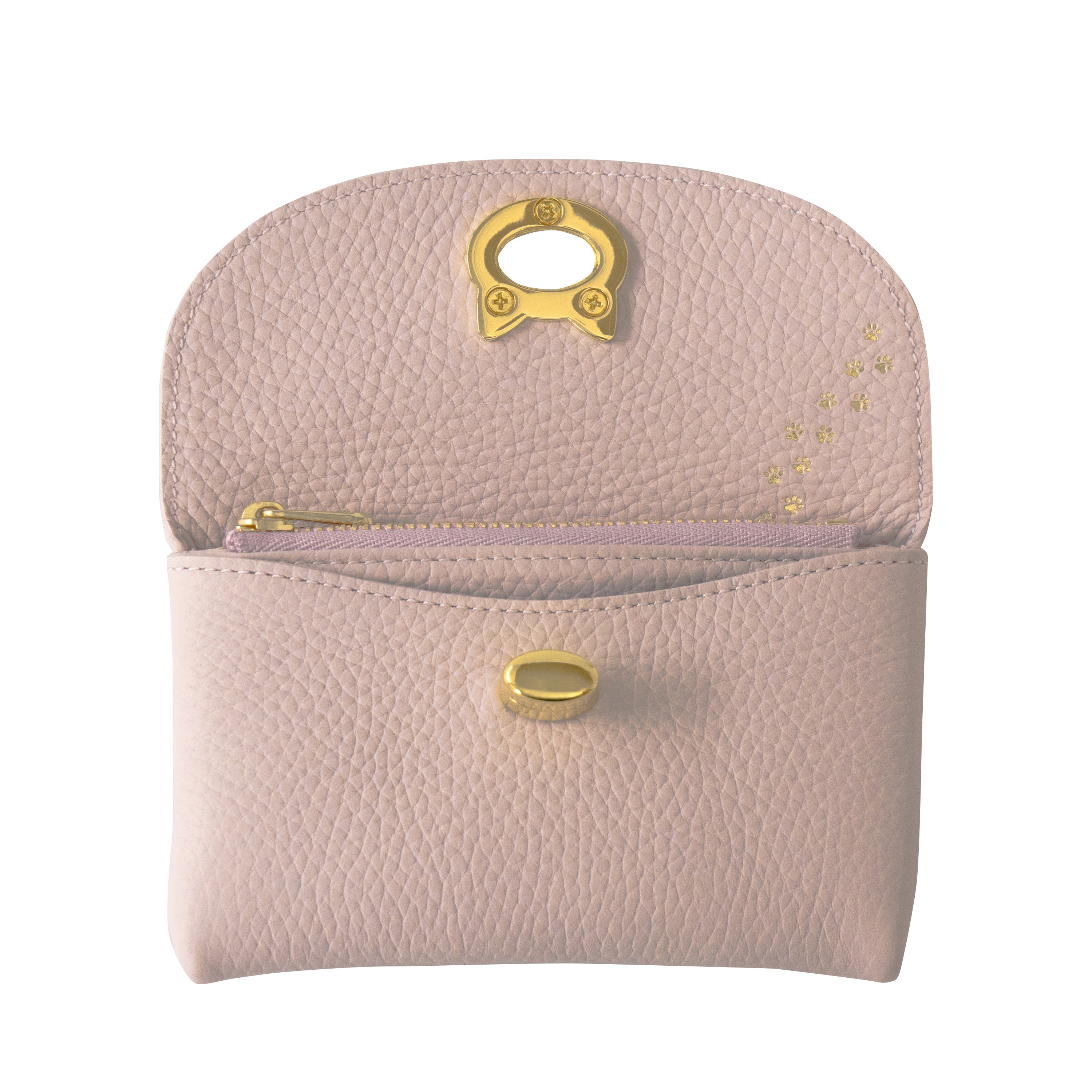 フラップウォレット・フルーニャ ミディアム キュイール・マッシュ / モーヴシルヴェスティン