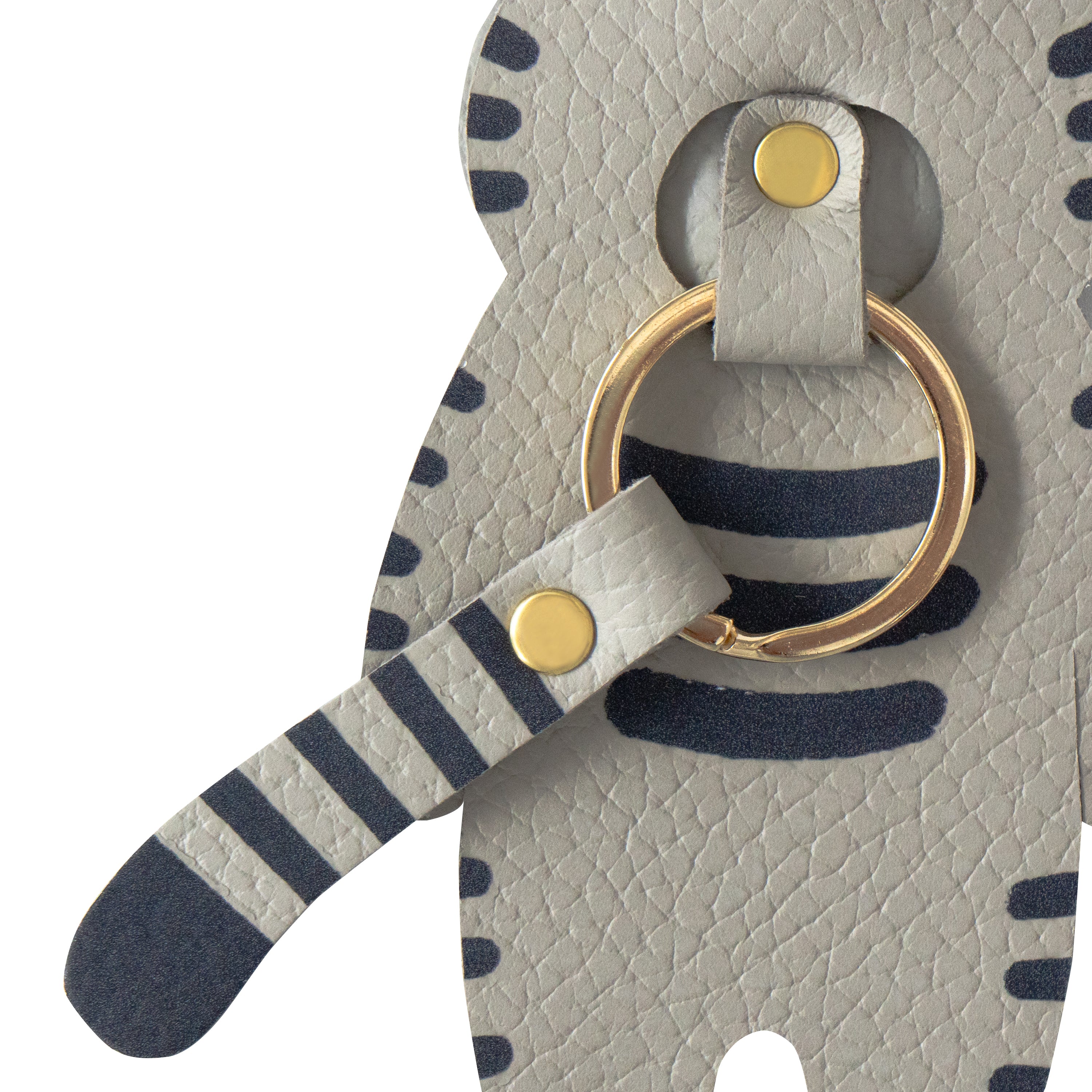 Printed cat charm / brown tabby