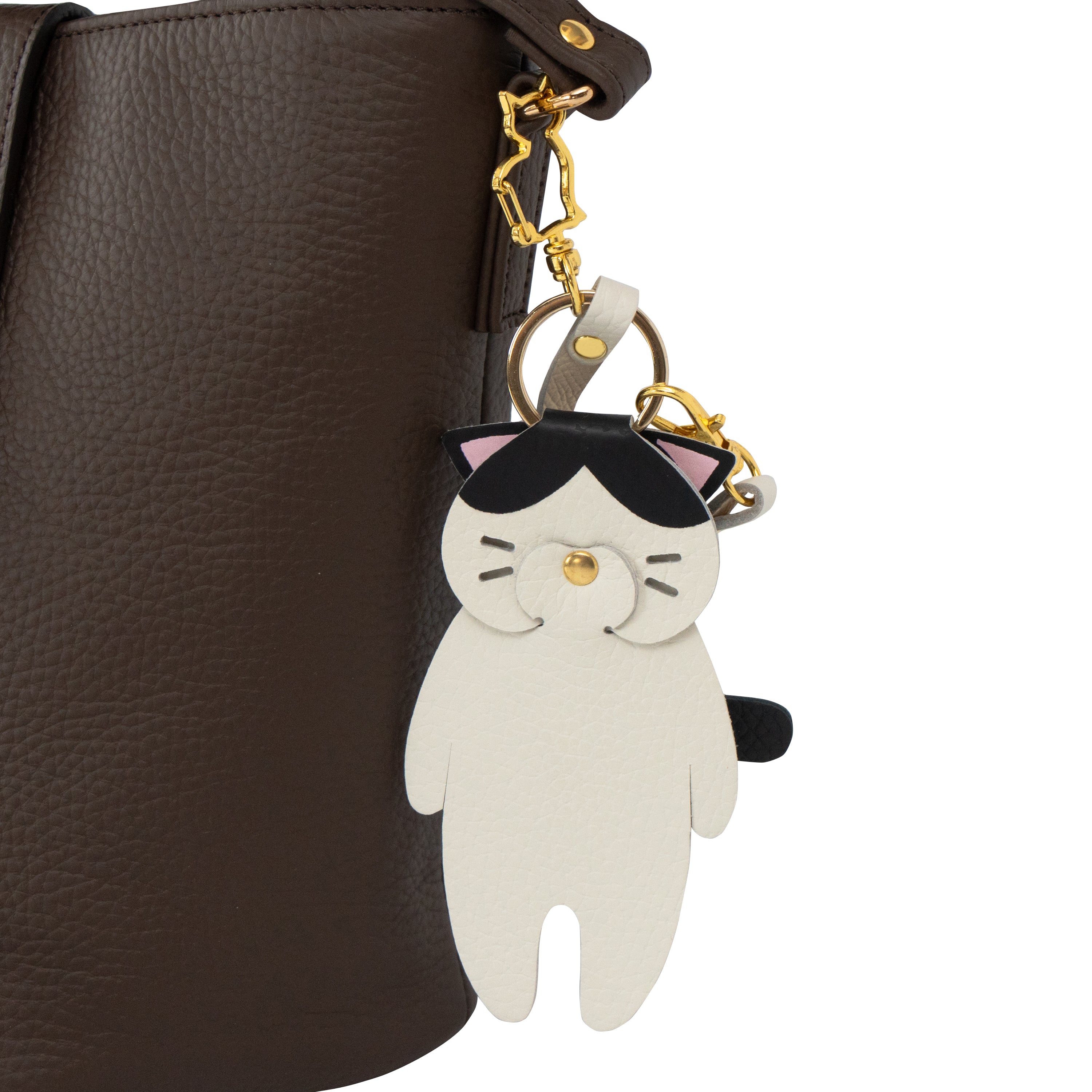 Printed cat charm / Hachiware