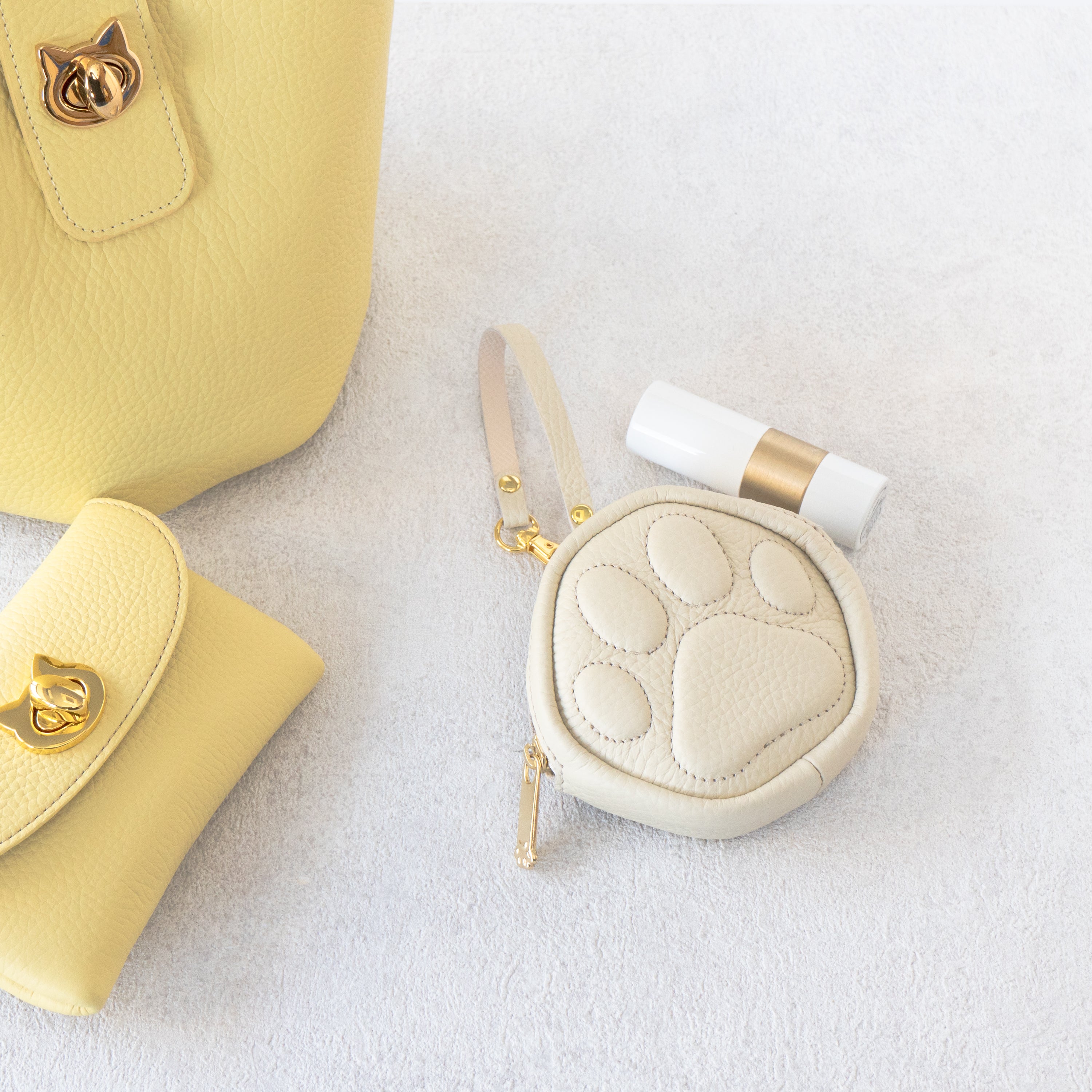 【2/21(土)22:00~23(月)23:59】【猫の日限定】PAWうちのこチャームポーチ キュイール・マッシュ / メレンゲ