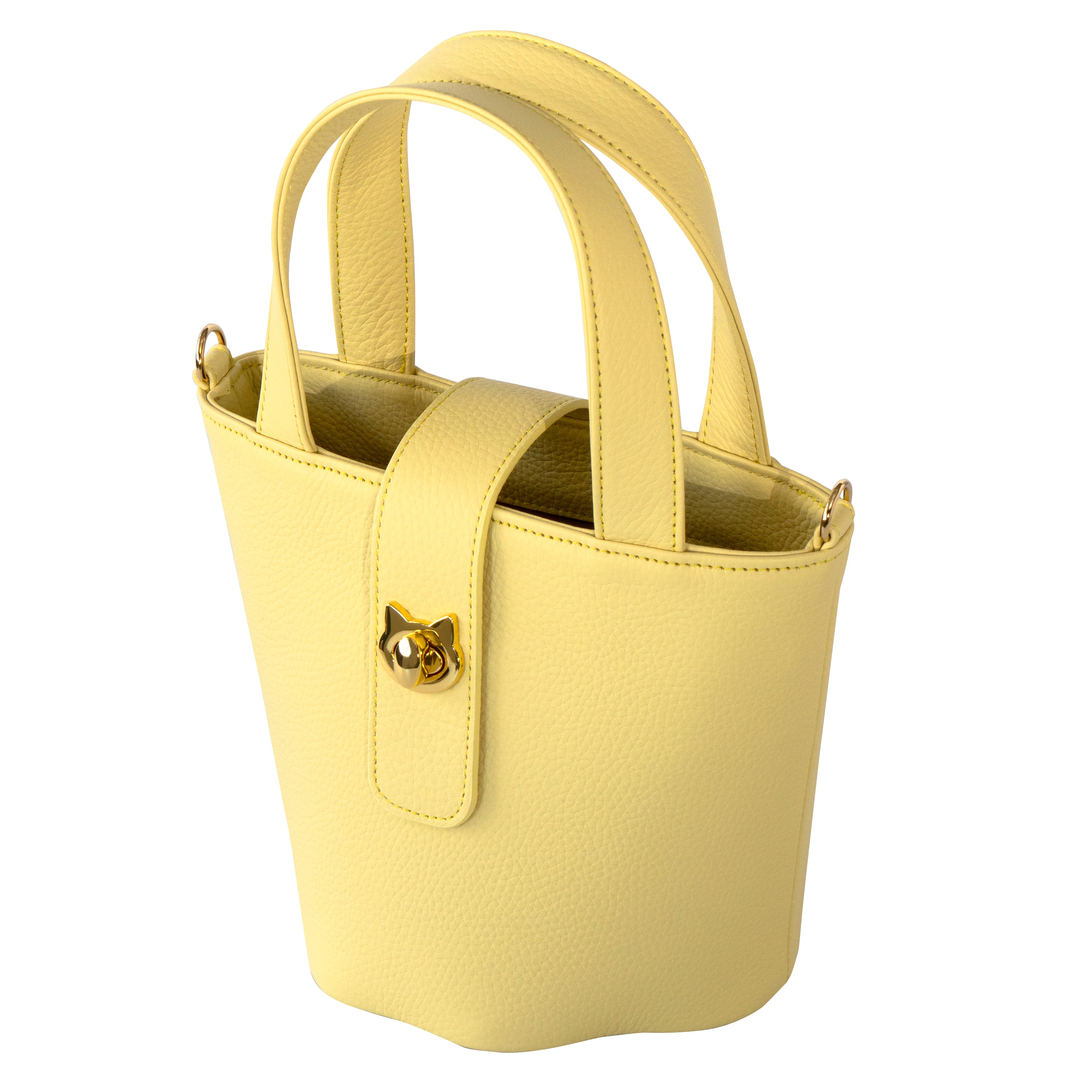 【3/20(金)20:00~ 数量限定】【さくらねこの日特別SET】 チェーンショルダー付きミニバッグ・PAW (パウ) さくらねこチャームSET / ジョーヌプッサン