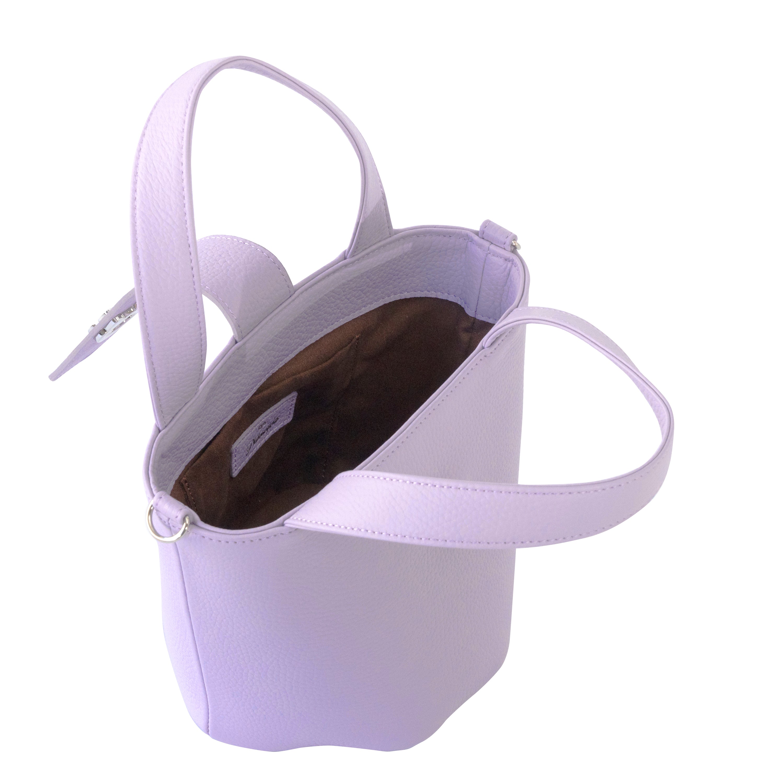 【3/20(金)20:00~ 数量限定】【さくらねこの日特別SET】チェーンショルダー付きミニバッグ・PAW (パウ) さくらねこチャームSET / ラベンダー