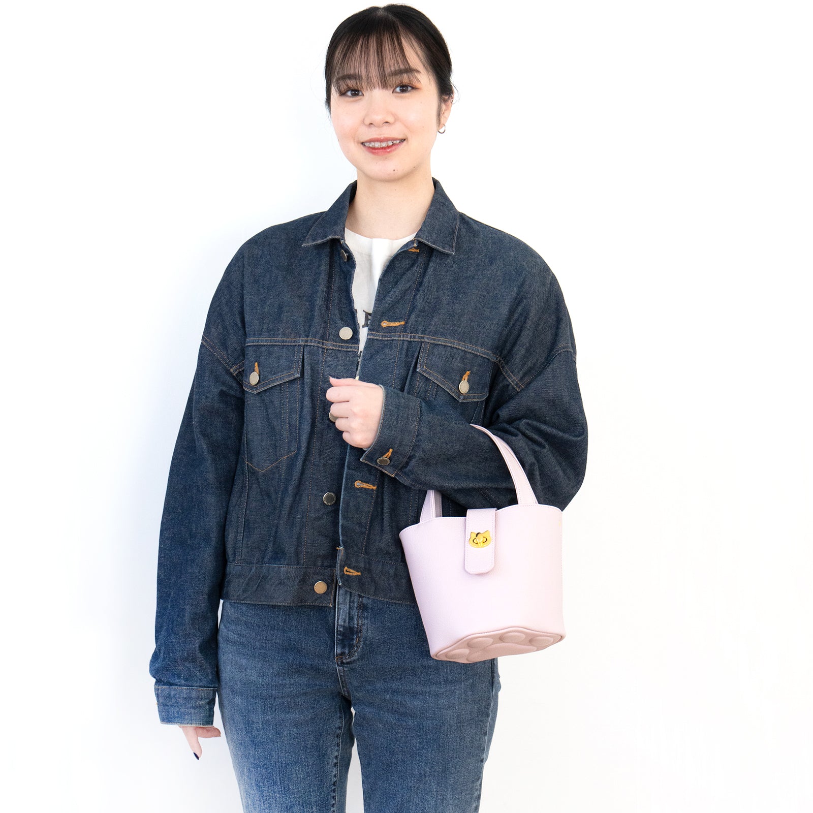 【3/20(金)20:00~ 数量限定】【さくらねこの日特別SET】チェーンショルダー付きミニバッグ・PAW (パウ) さくらねこチャームSET / モーヴシルヴェスティン