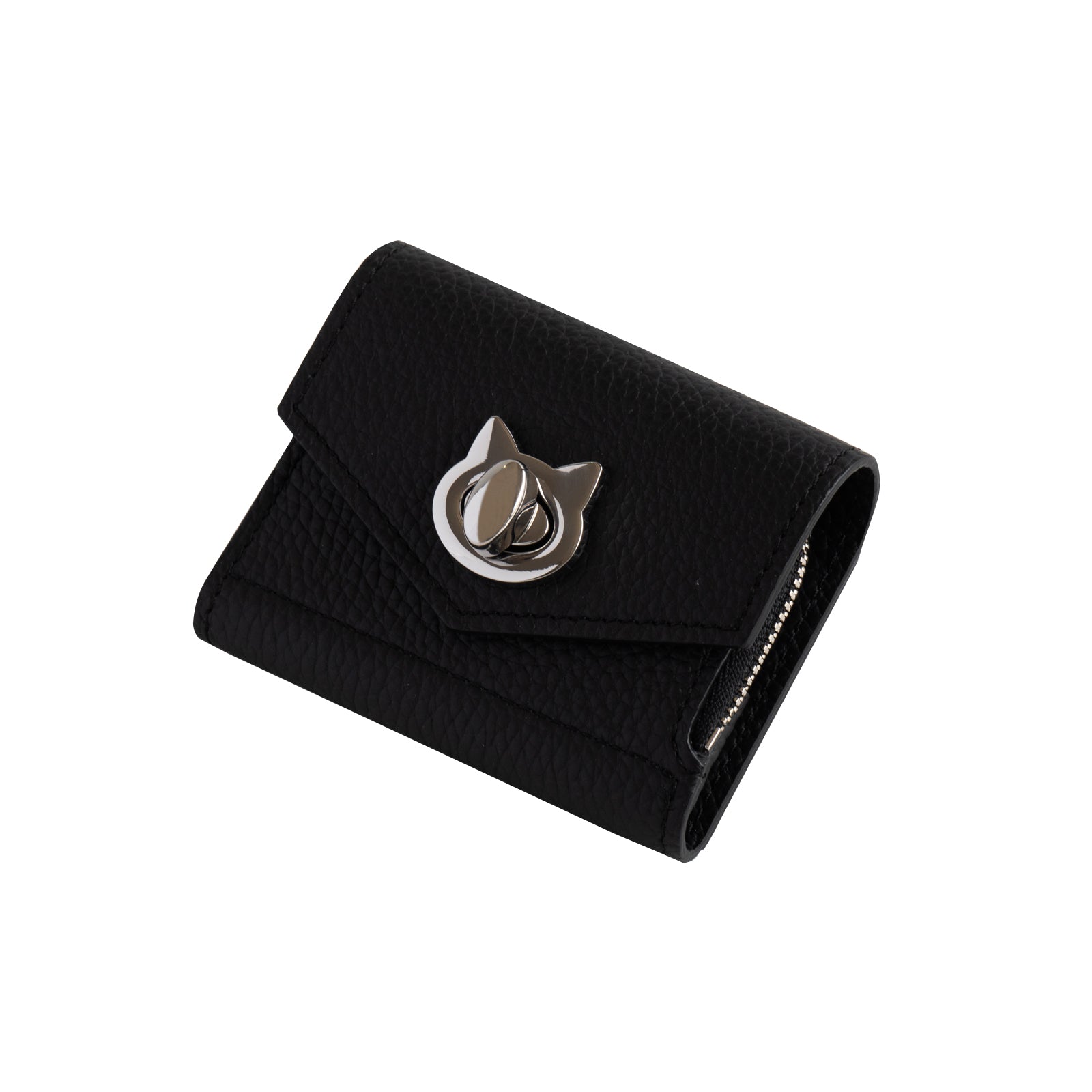 Handy Wallet Nyapera Cuir Mache / Black