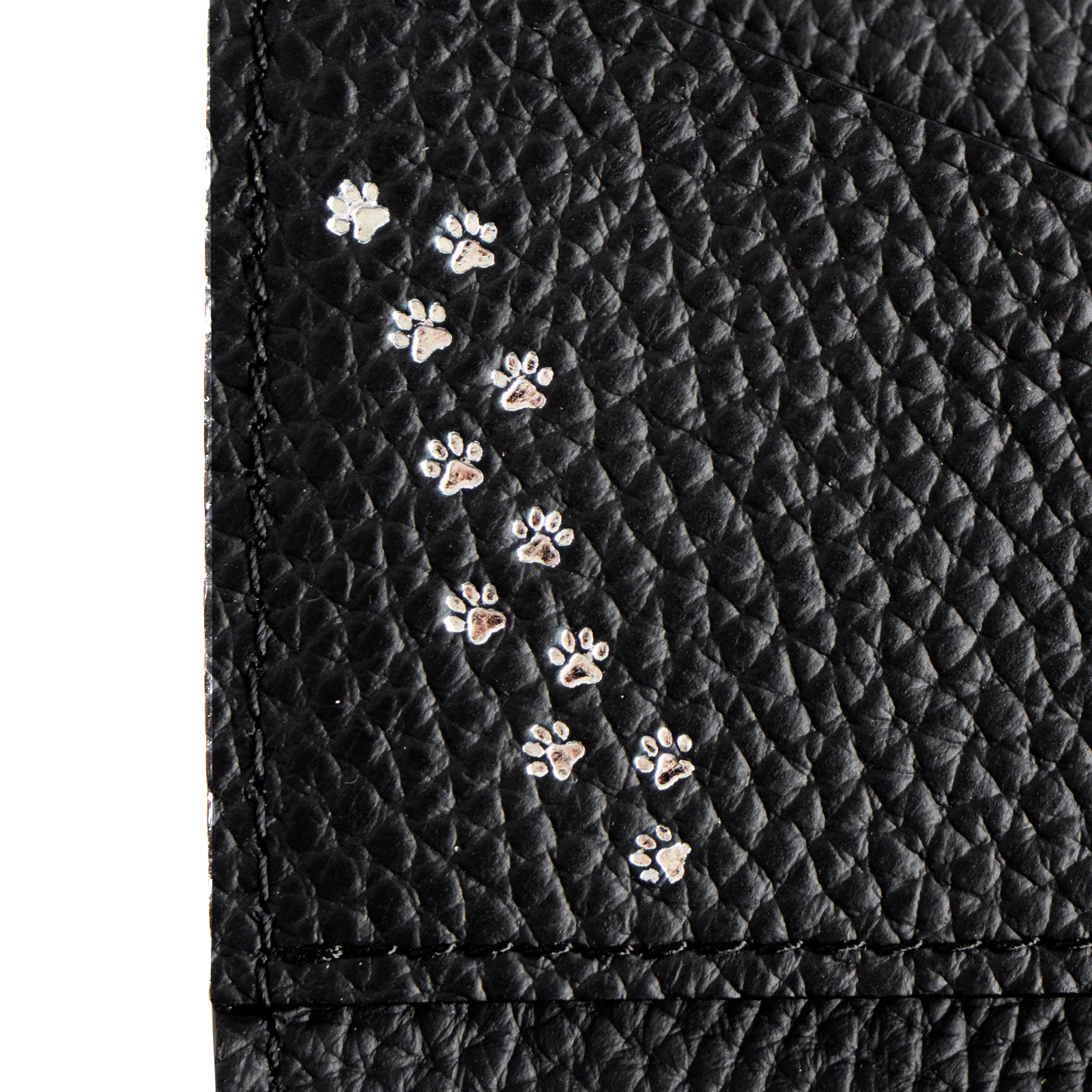 Handy Wallet Nyapera Cuir Mache / Black
