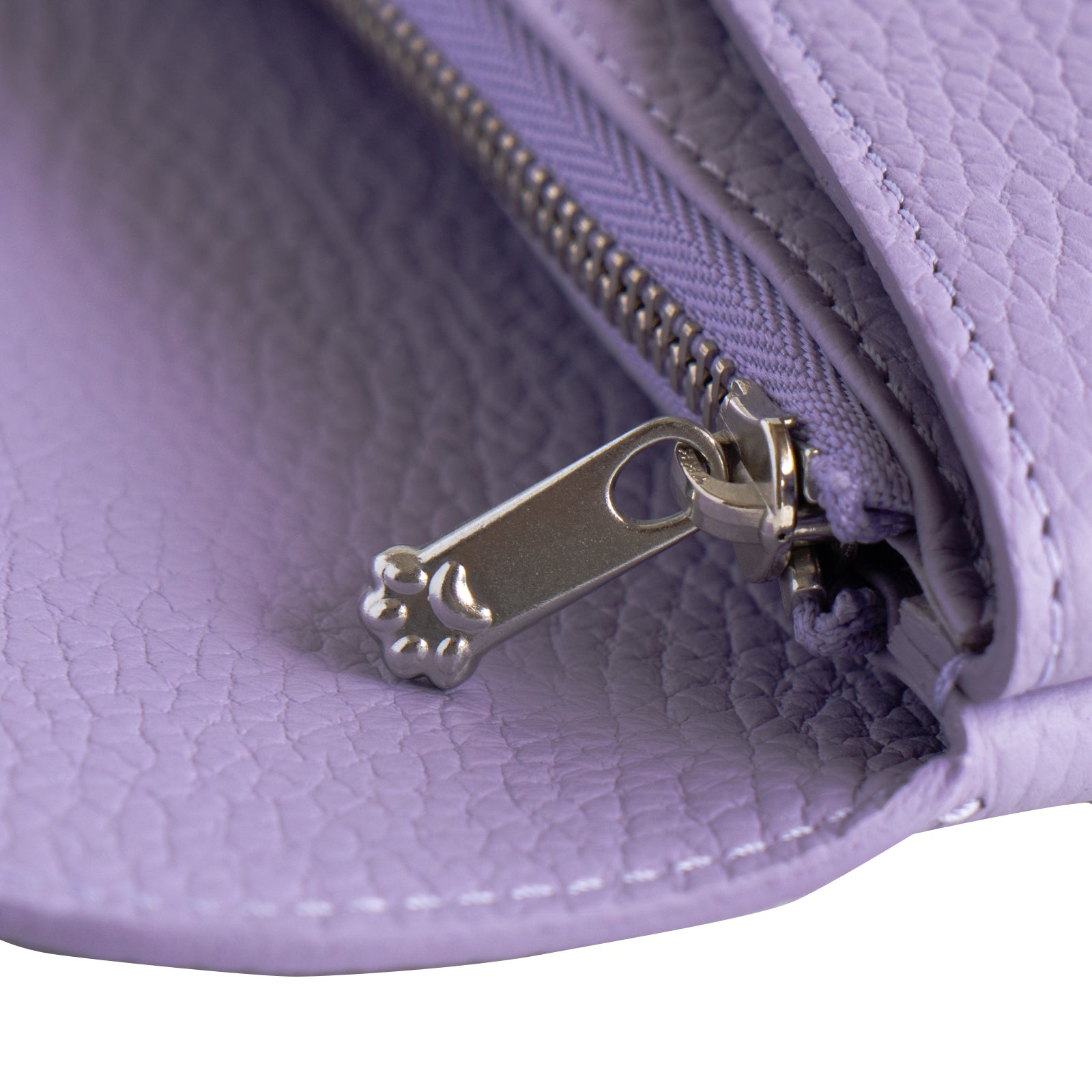 Flap Wallet Frunya Long with Sakura Cat Charm / Lavender