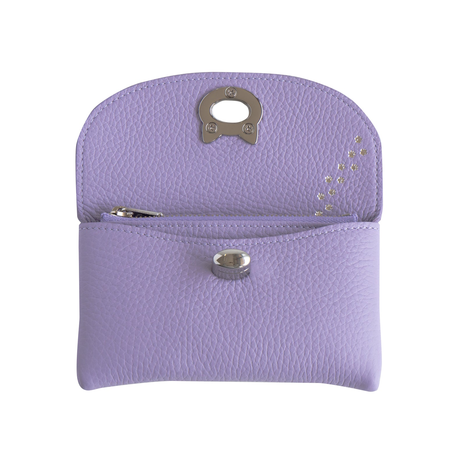 フラップウォレット・フルーニャ ミディアム キュイール・マッシュ / ラベンダー