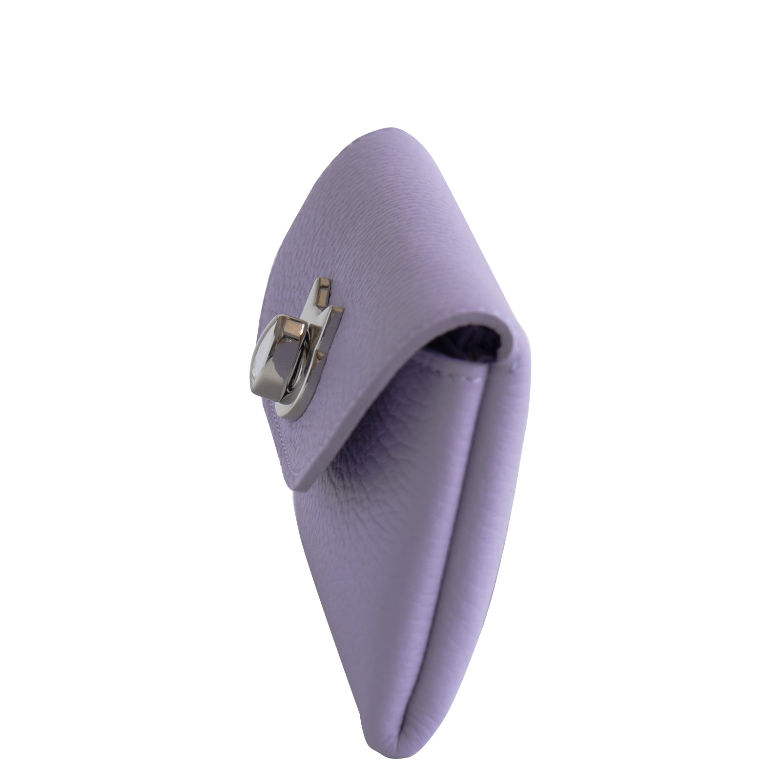 フラップウォレット・フルーニャ ミディアム キュイール・マッシュ / ラベンダー