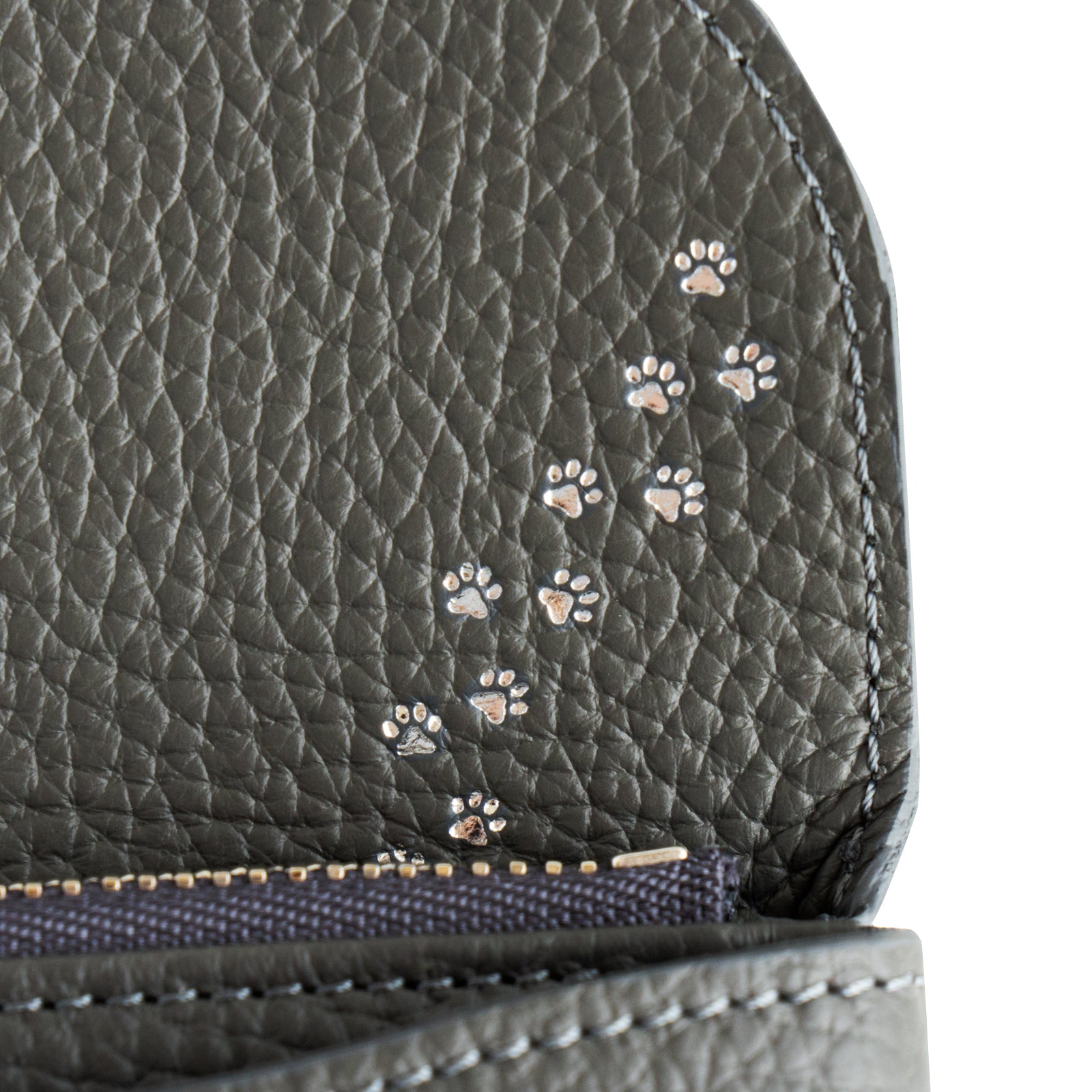 Flap Wallet Frunya Medium Cuir Mache / Graphite