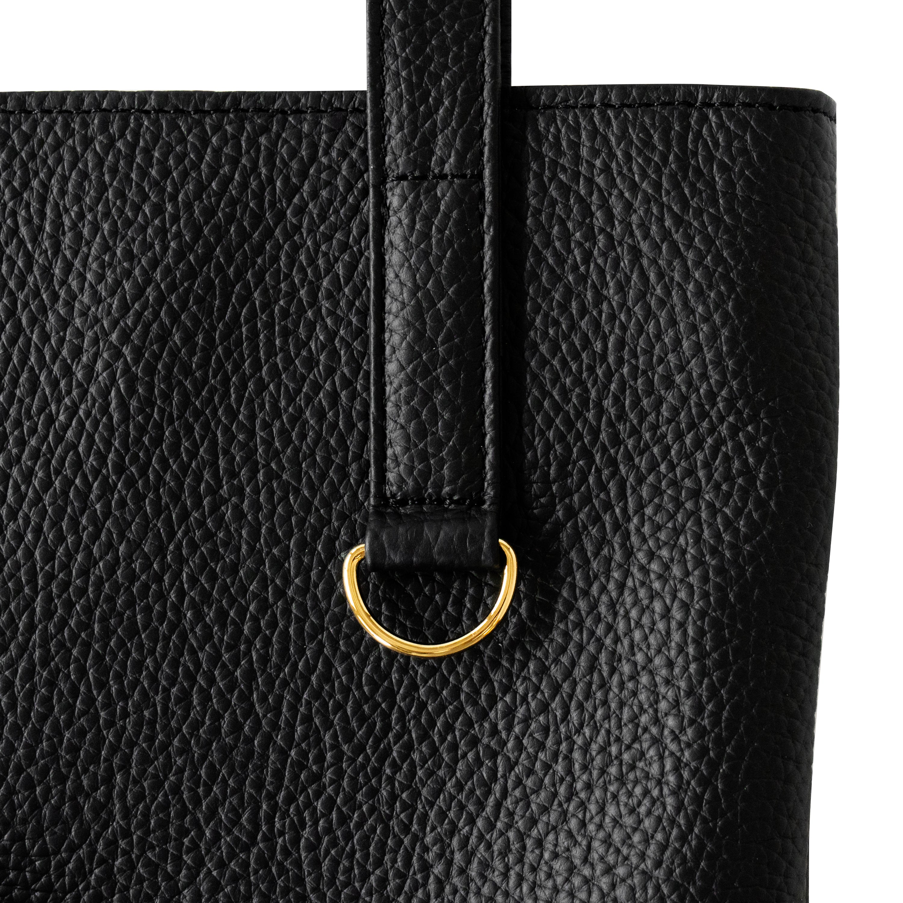 A4 Tote Bag PAW Cuir Mache / Black