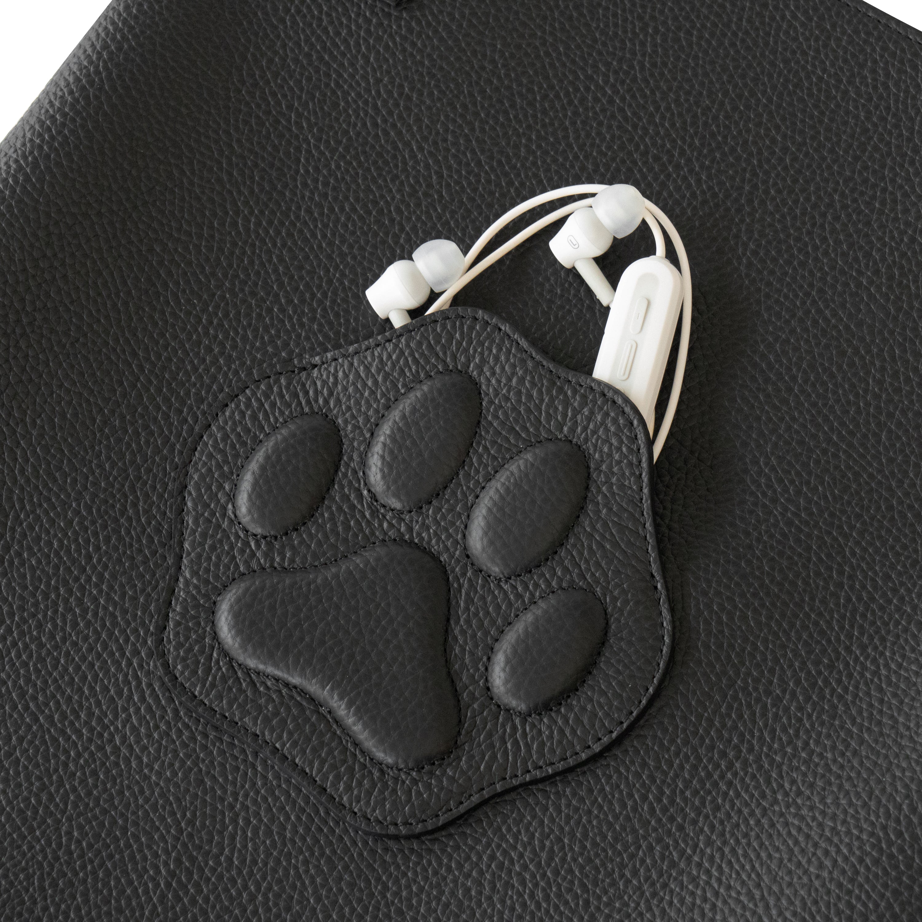 A4 Tote Bag PAW Cuir Mache / Black