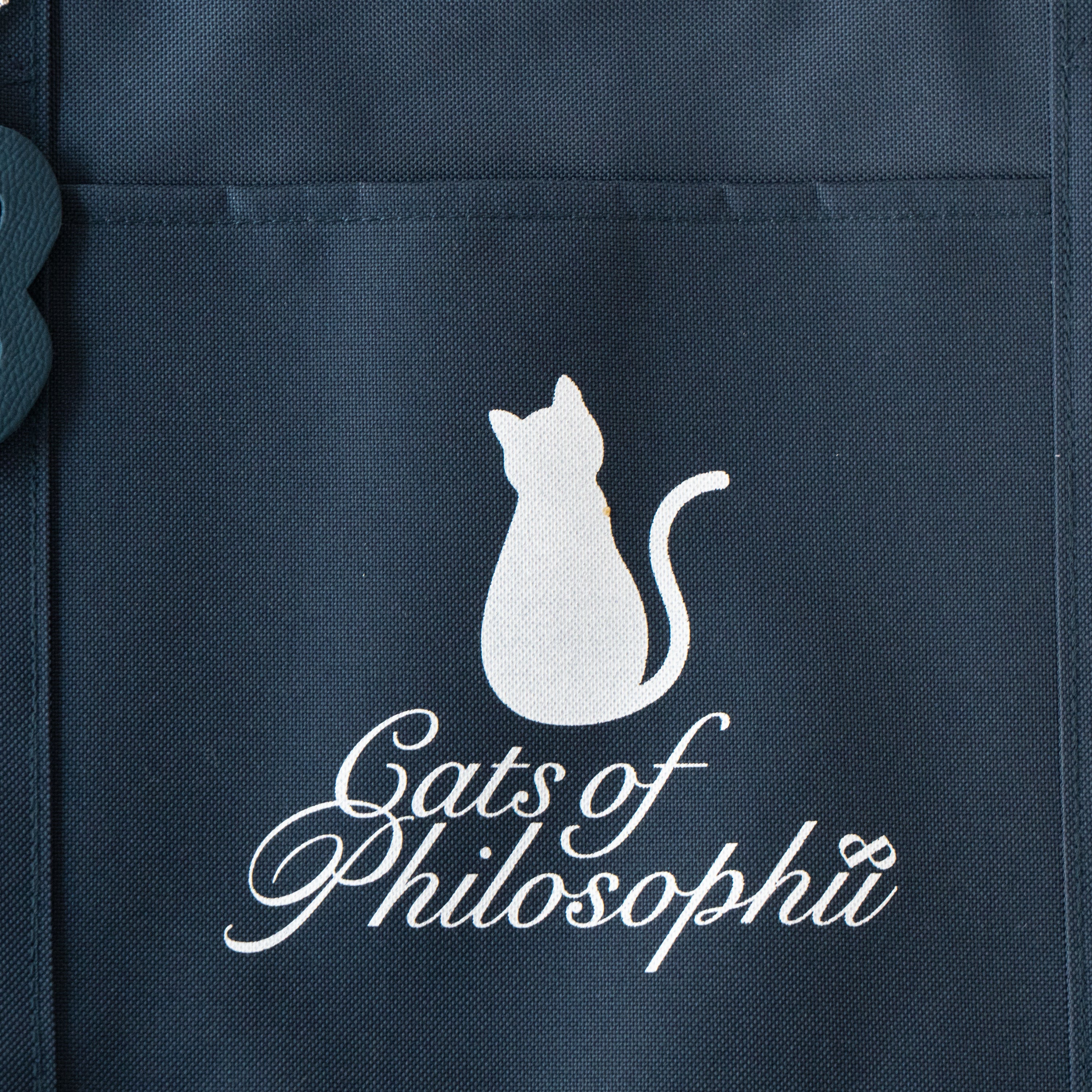 Rescue Cat Charity Logo Tote Bag / Navy