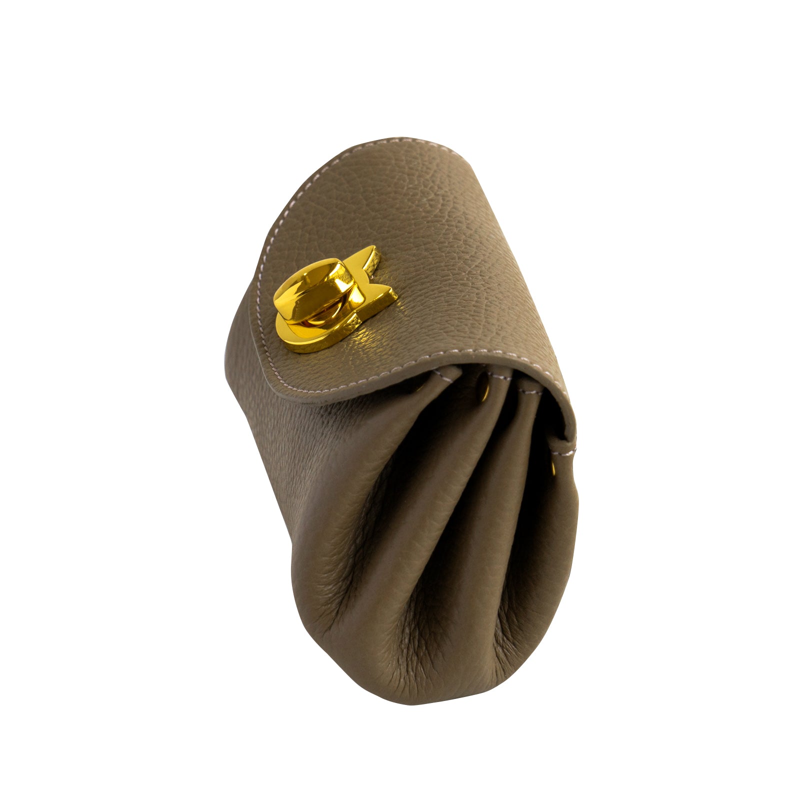 【4/8(火) 1日限定販売】【数量限定】シェルポーチ CAT キュイール・マッシュ / エトゥープ