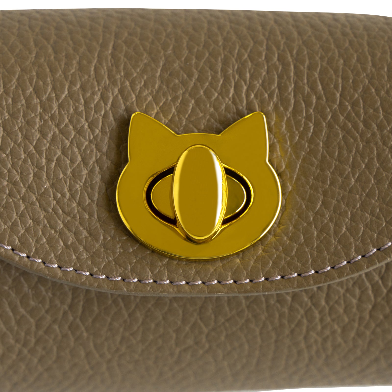 【4/8(火) 1日限定販売】【数量限定】シェルポーチ CAT キュイール・マッシュ / エトゥープ