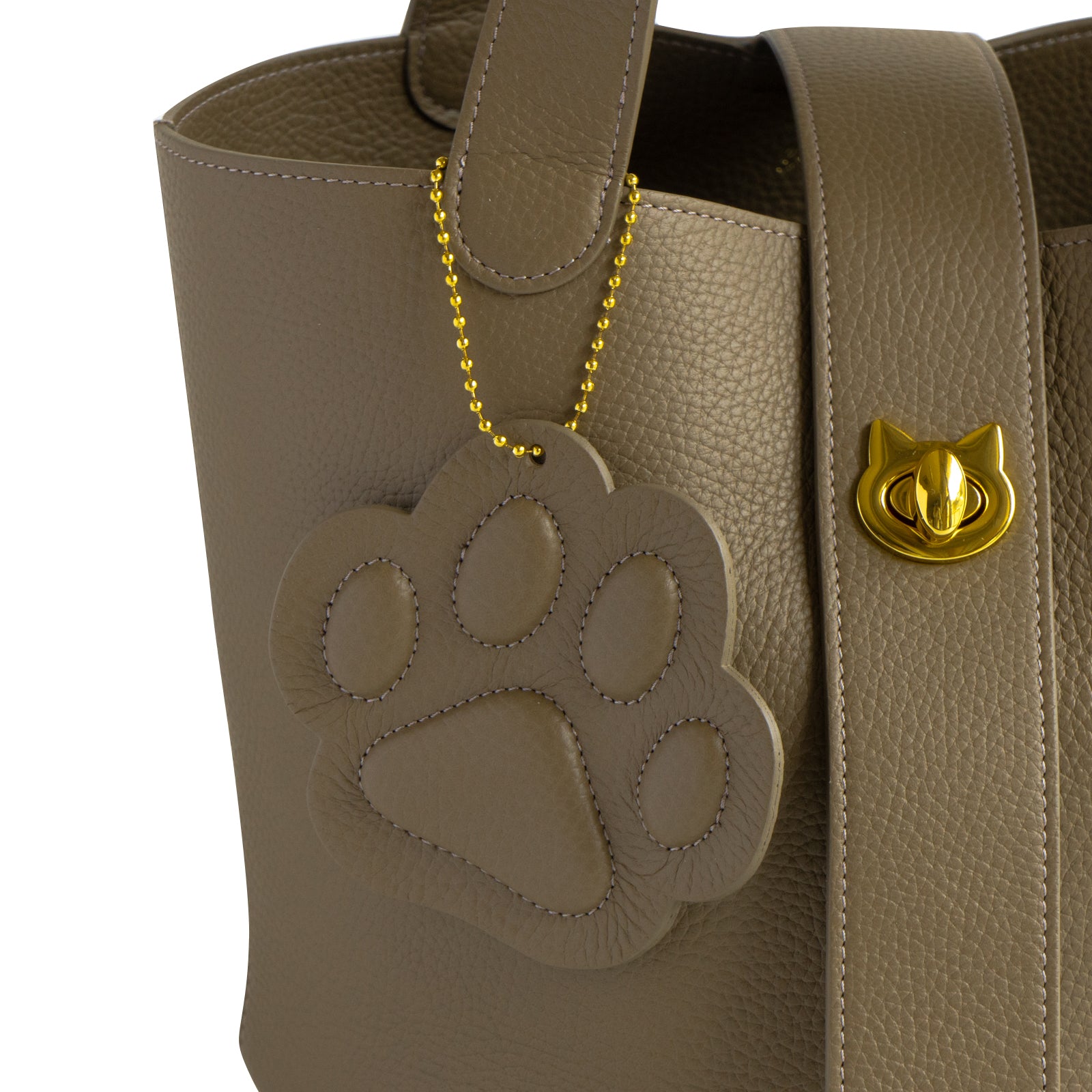 Puni Puni PAW Charm Cuir Mash / Etoupe