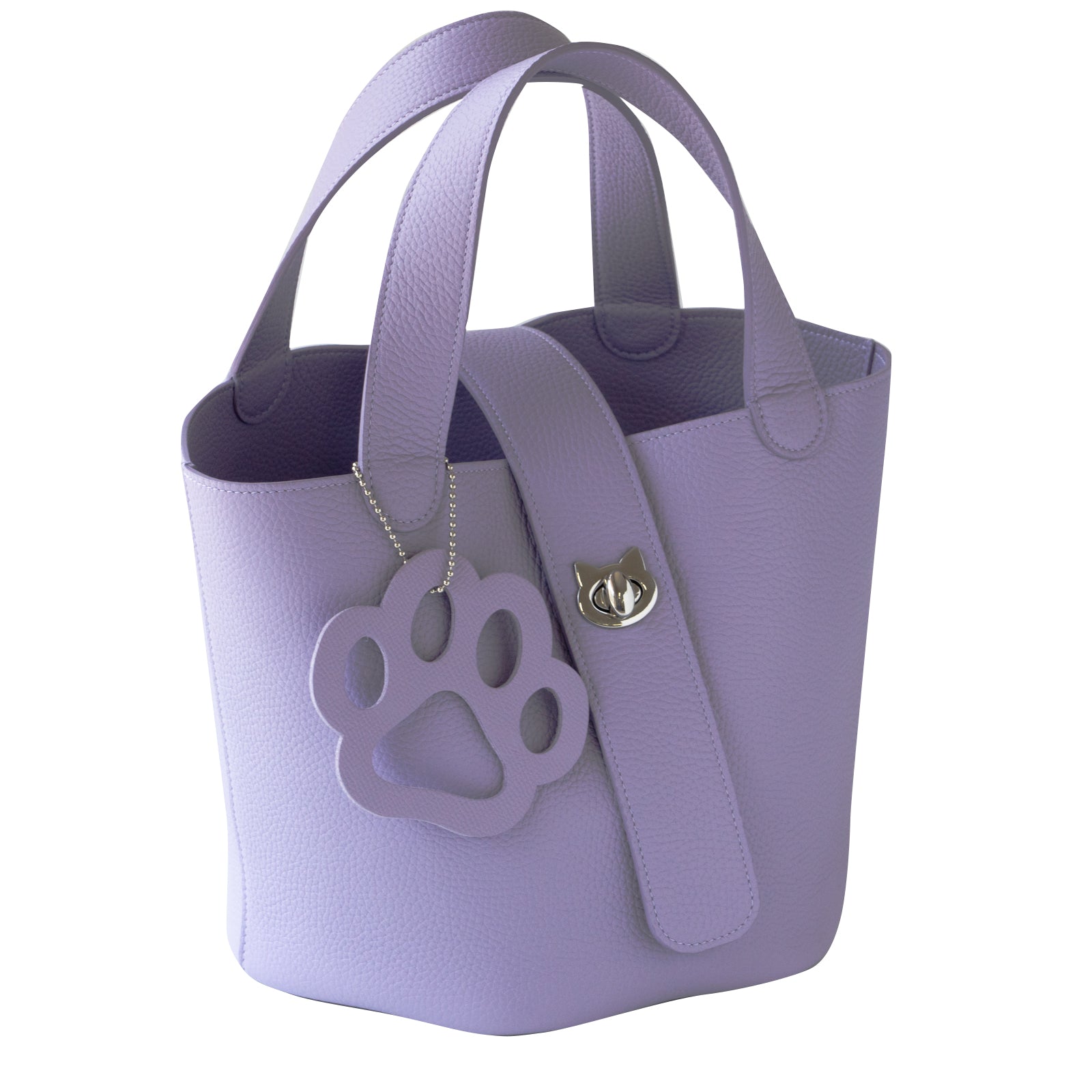 Big Paw Charm Cuir Minerva / Lavender
