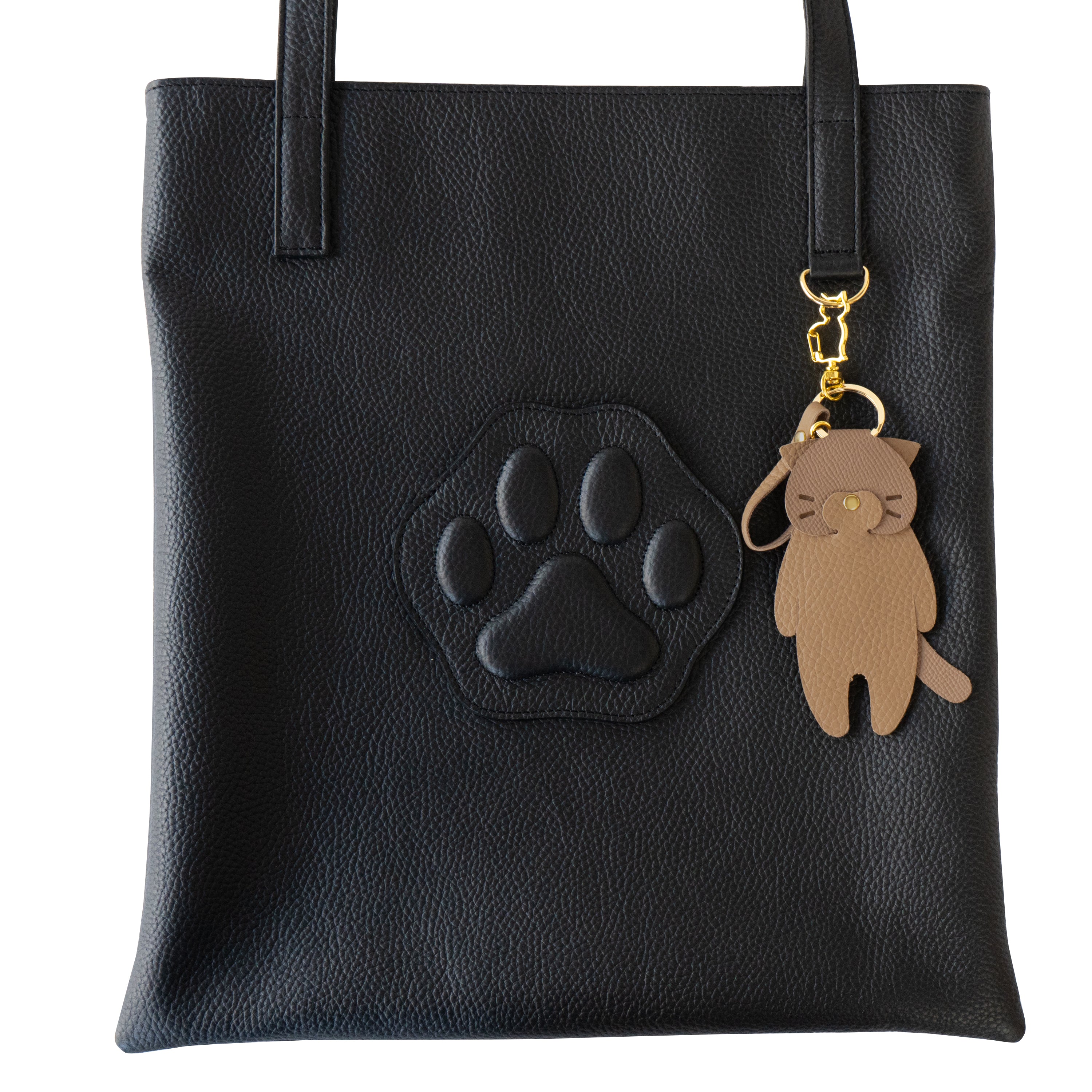 A4 Tote Bag PAW Cuir Mache / Black