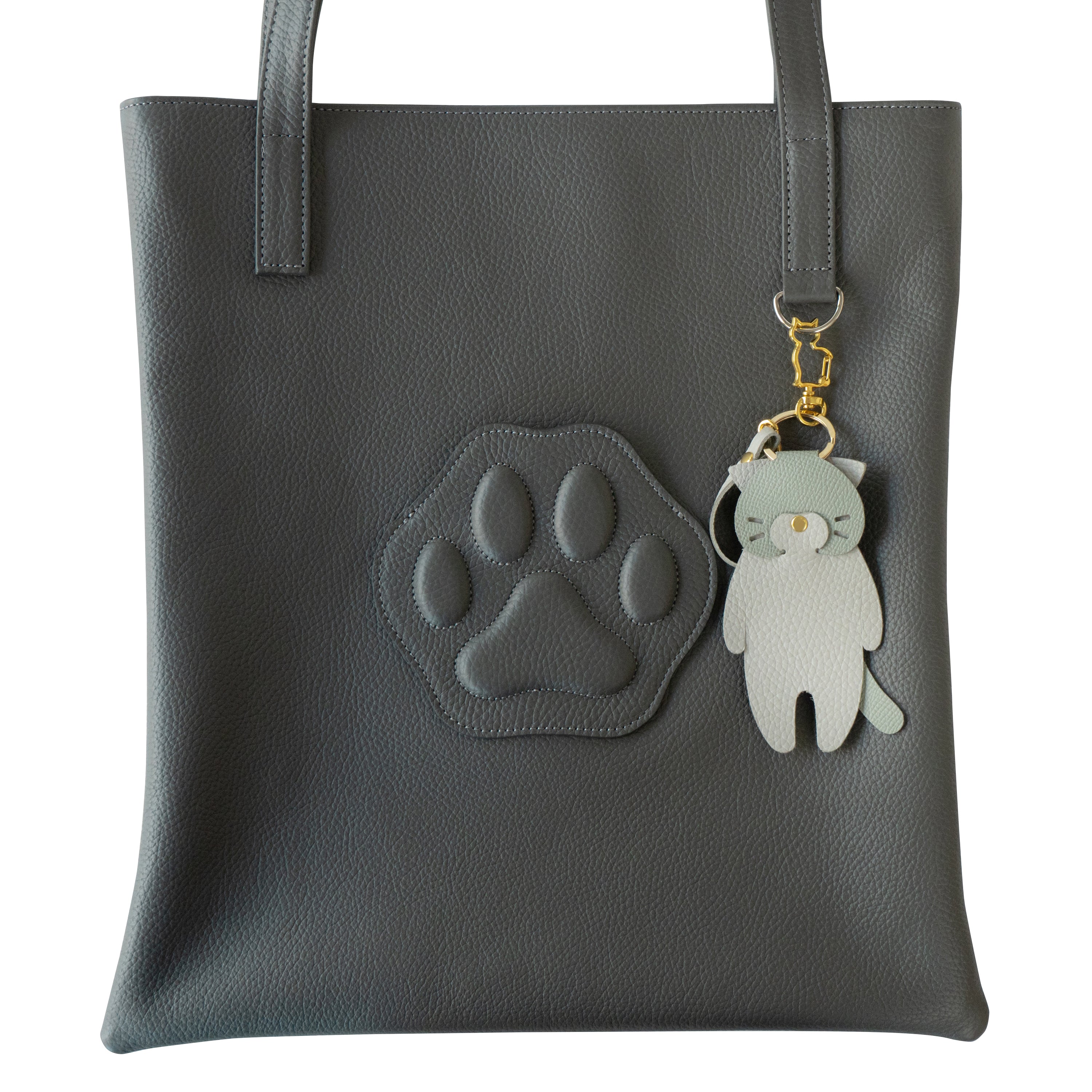 A4 Tote Bag PAW Cuir Mache / Graphite