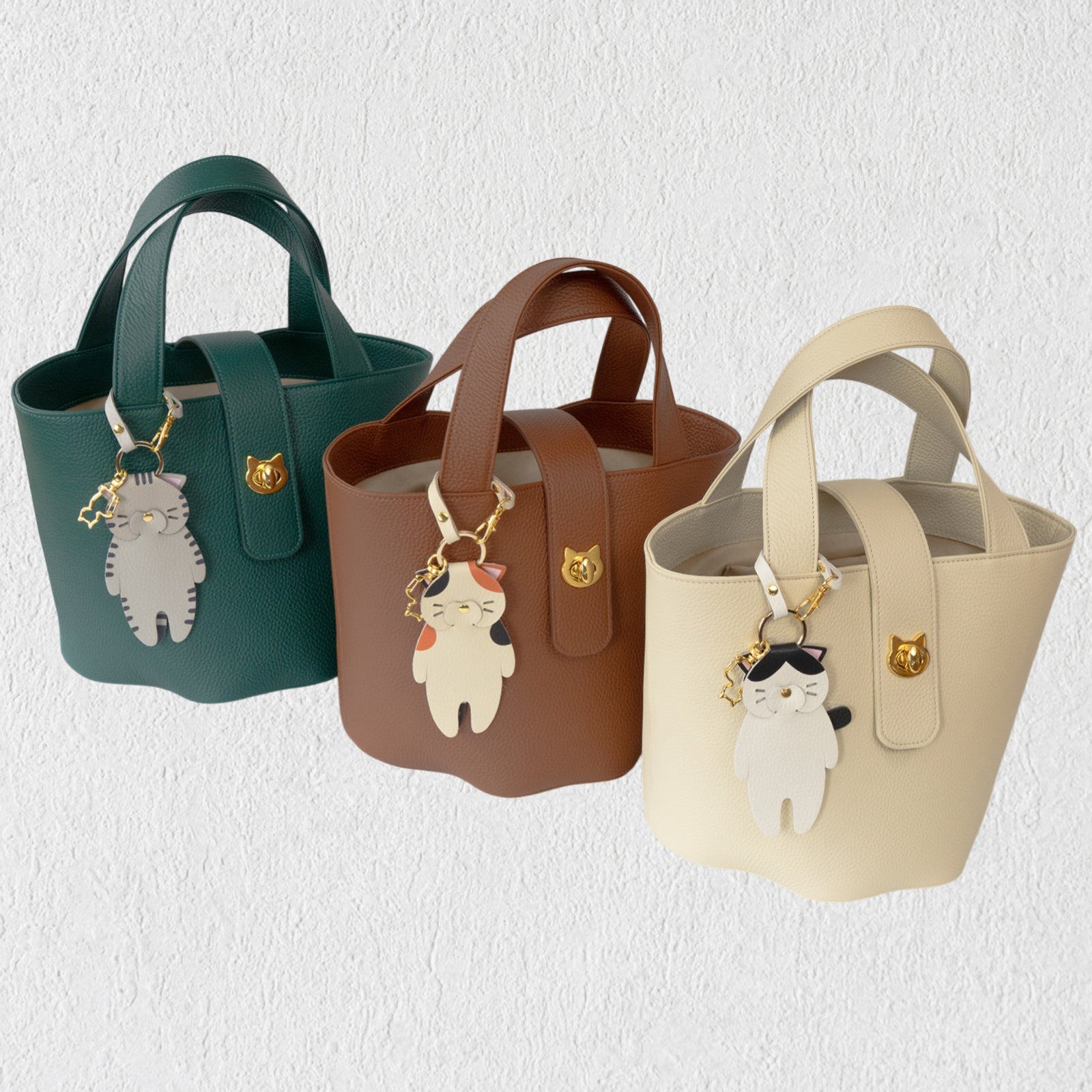 Printed cat charm / Hachiware